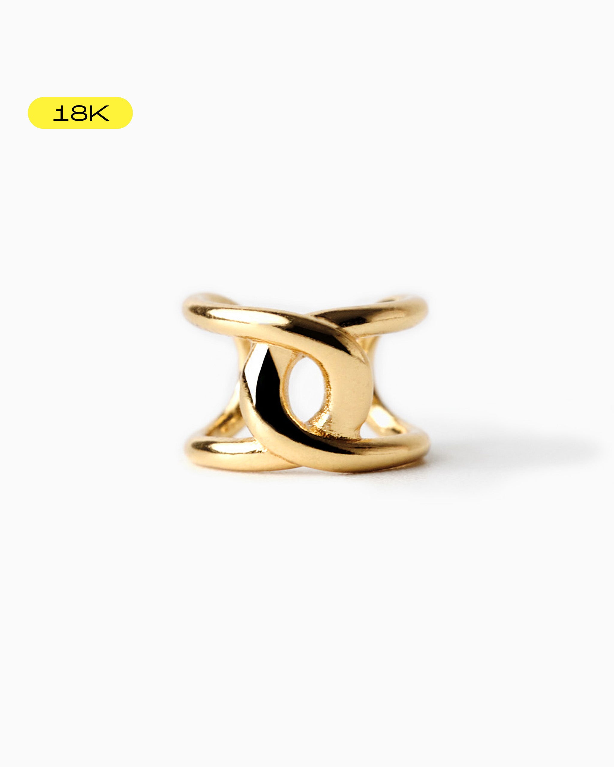 [18K] Knotted Ear Cuff