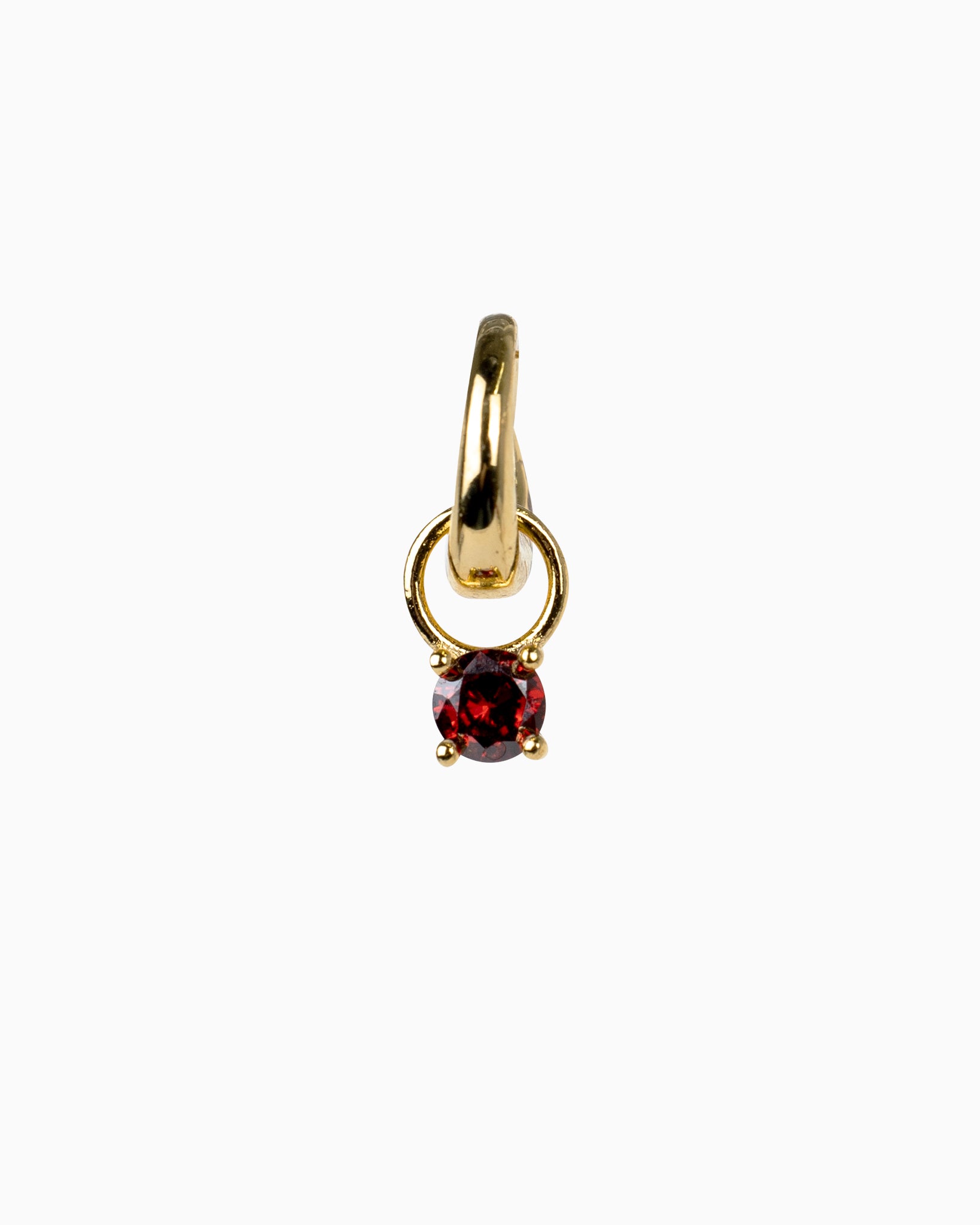 Birthstone Charm – January Garnet