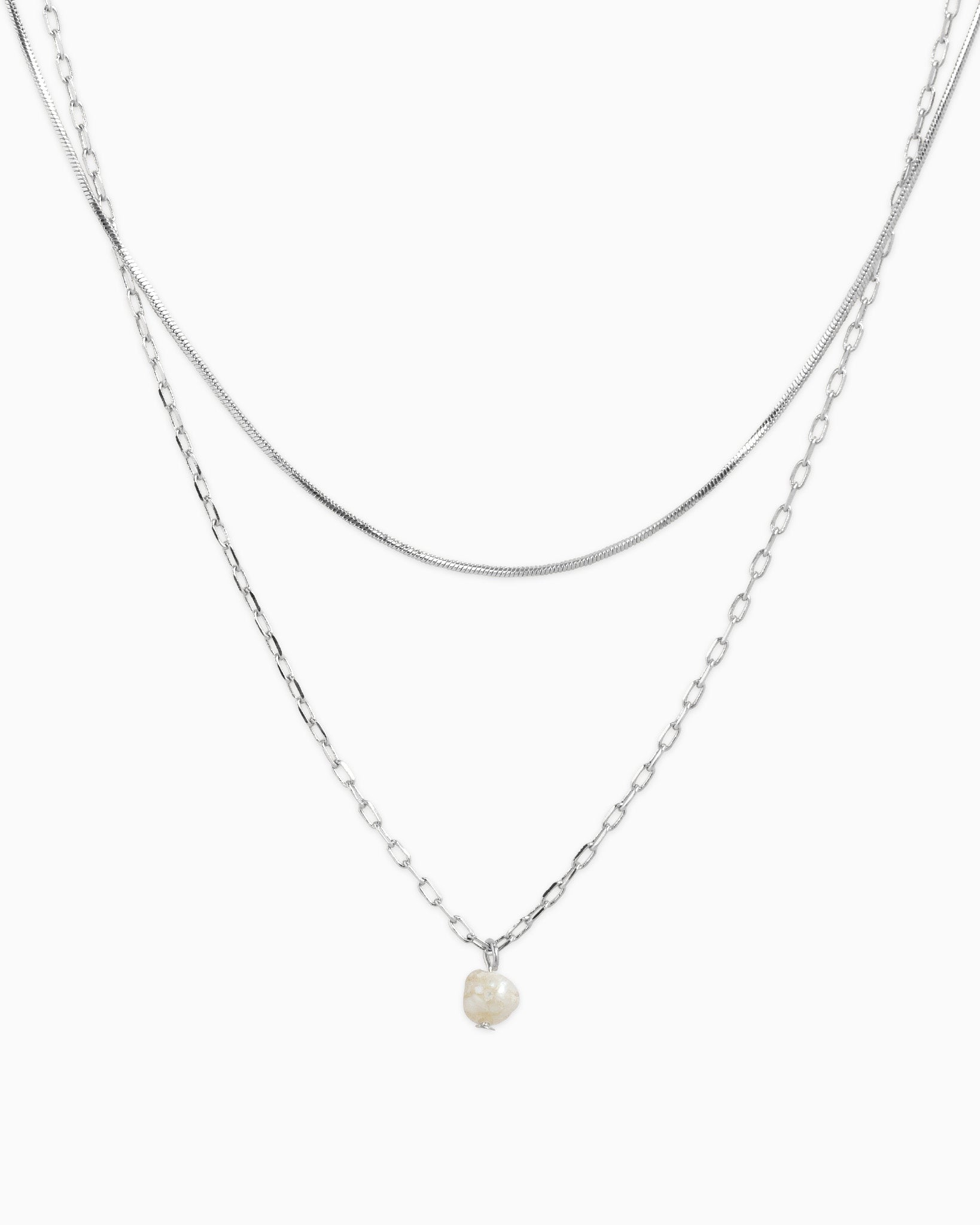 Layered Freshwater Pearl Necklace