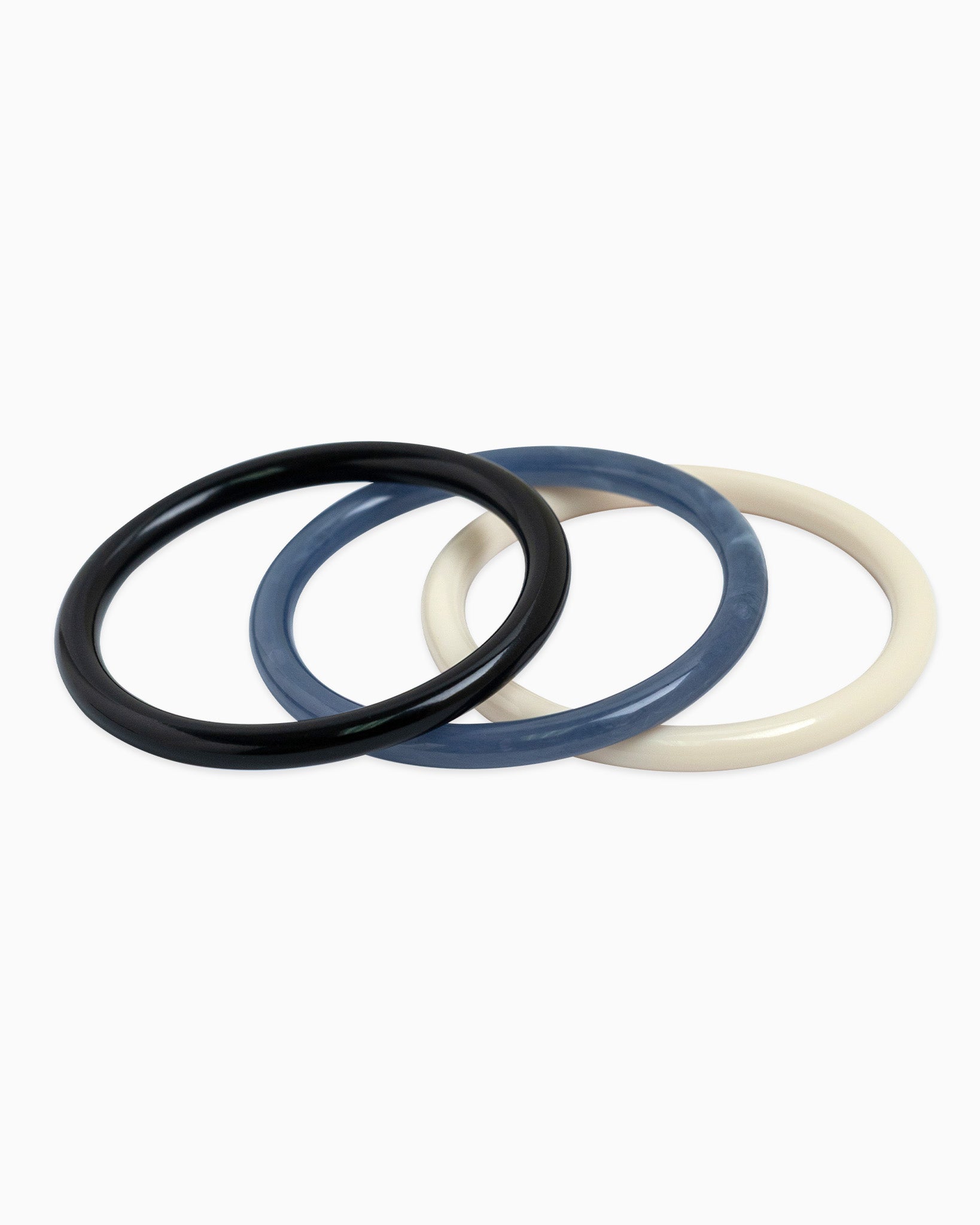 Sleek Stack Soft Bangle Bracelets Set of 3