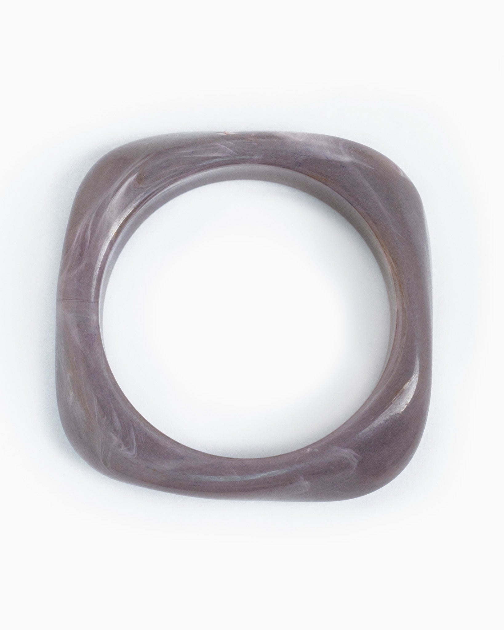 Dark Bold Marble Bangle Bracelet
