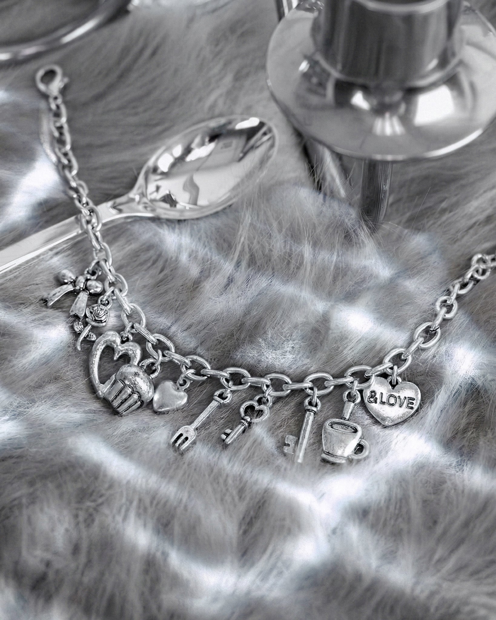 Vintage Dessert Party Charm Bracelet