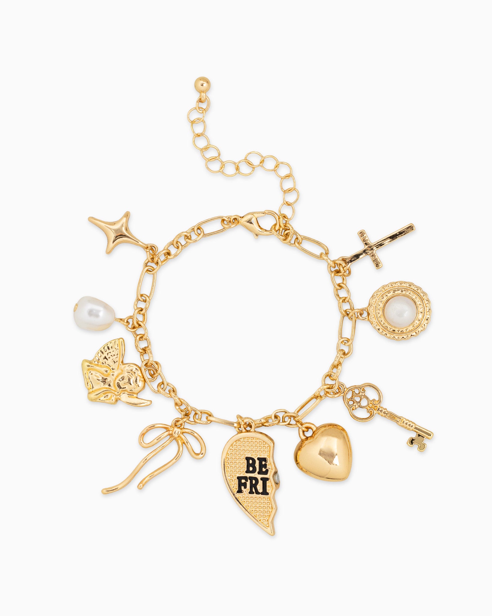 Matching BFF Charm Bracelet Set