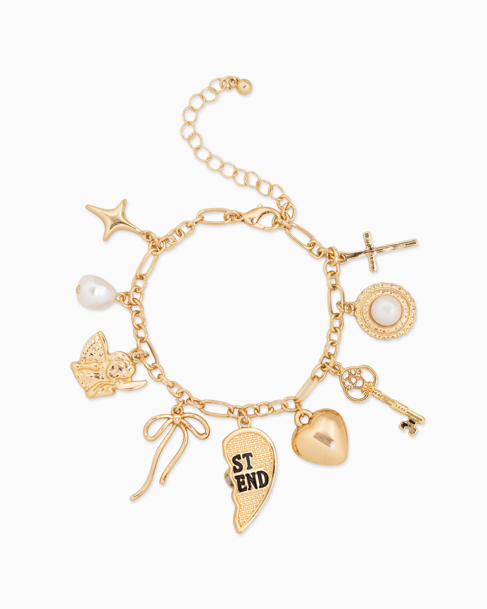 Matching BFF Charm Bracelet Set