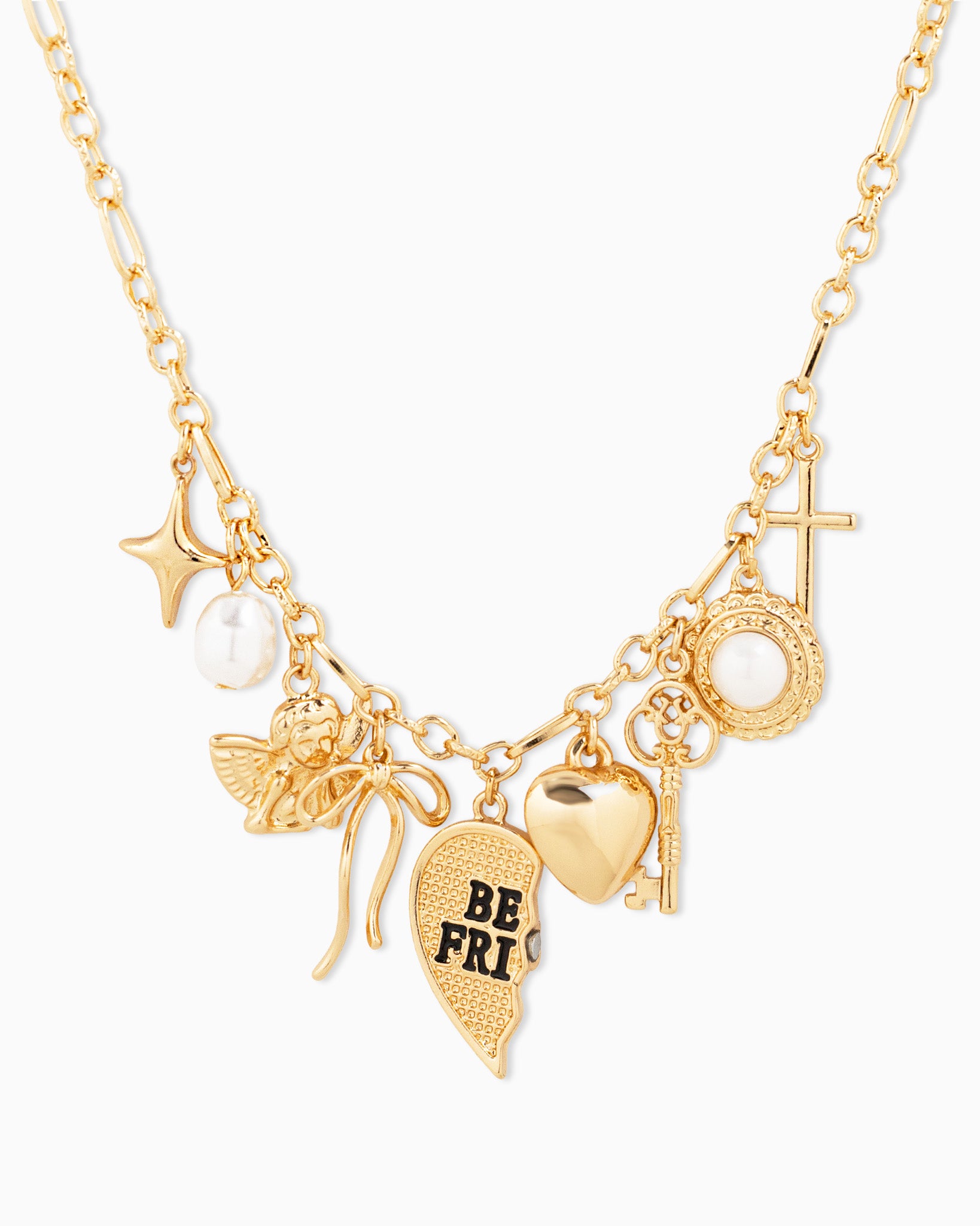 Matching BFF Charm Necklace Set