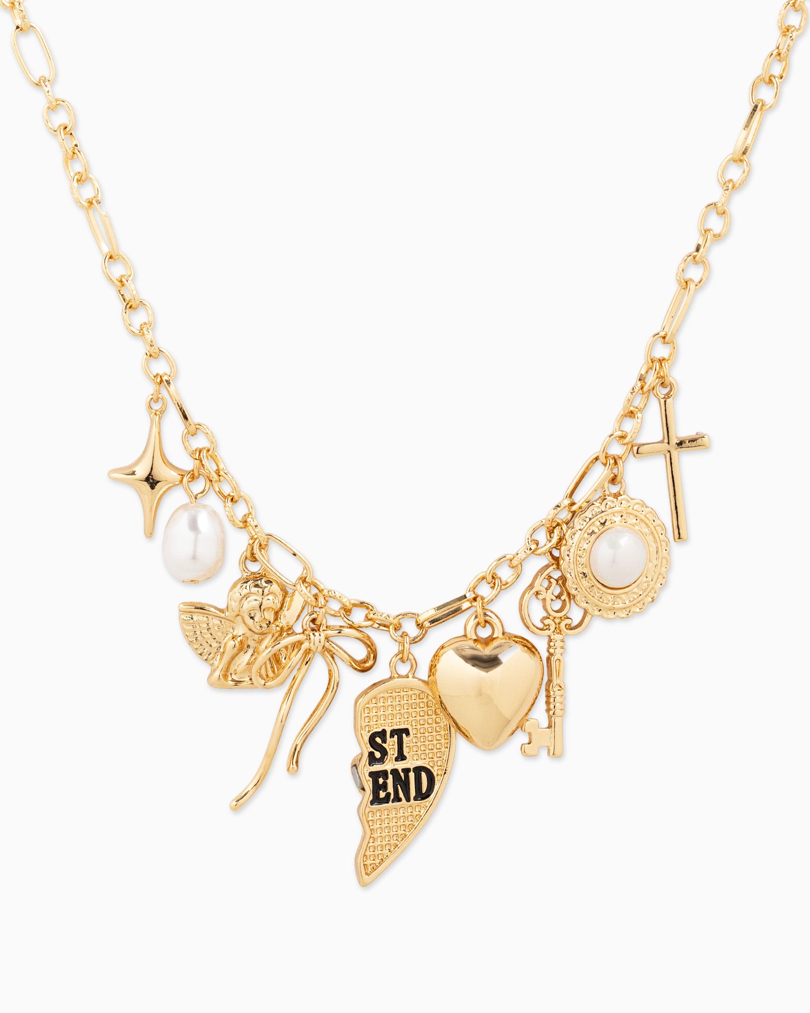 Matching BFF Charm Necklace Set