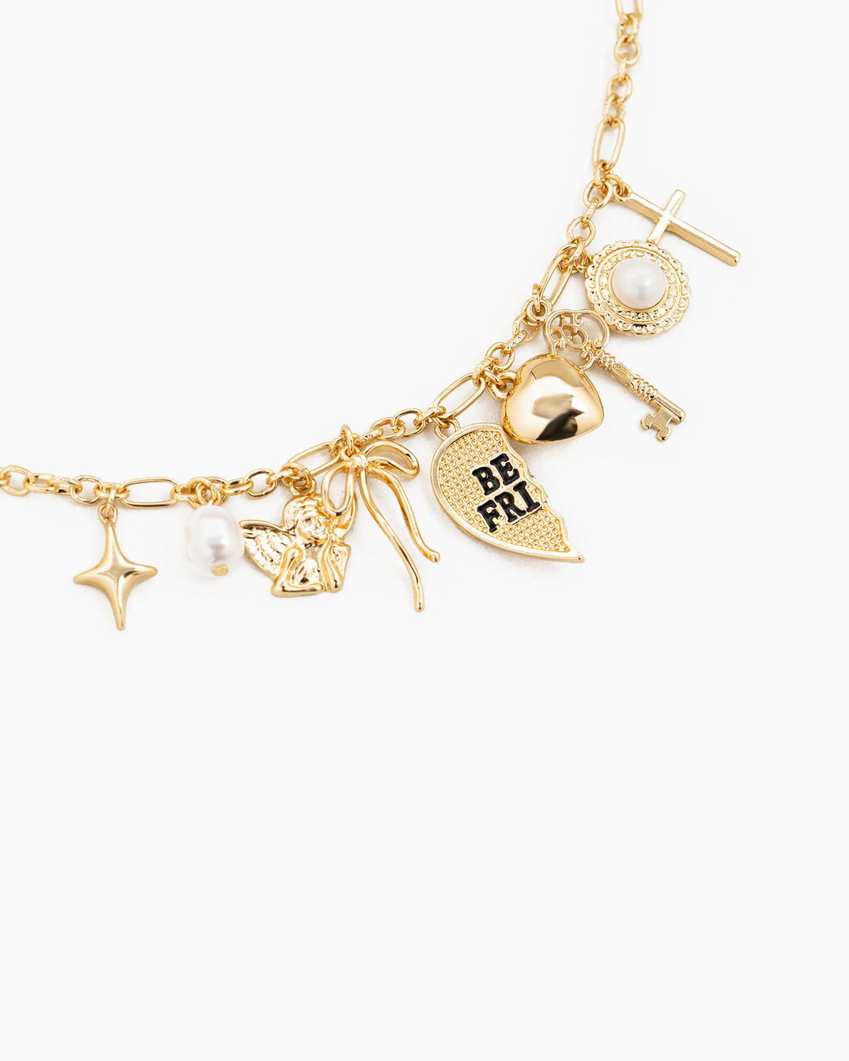 Matching BFF Charm Necklace Set