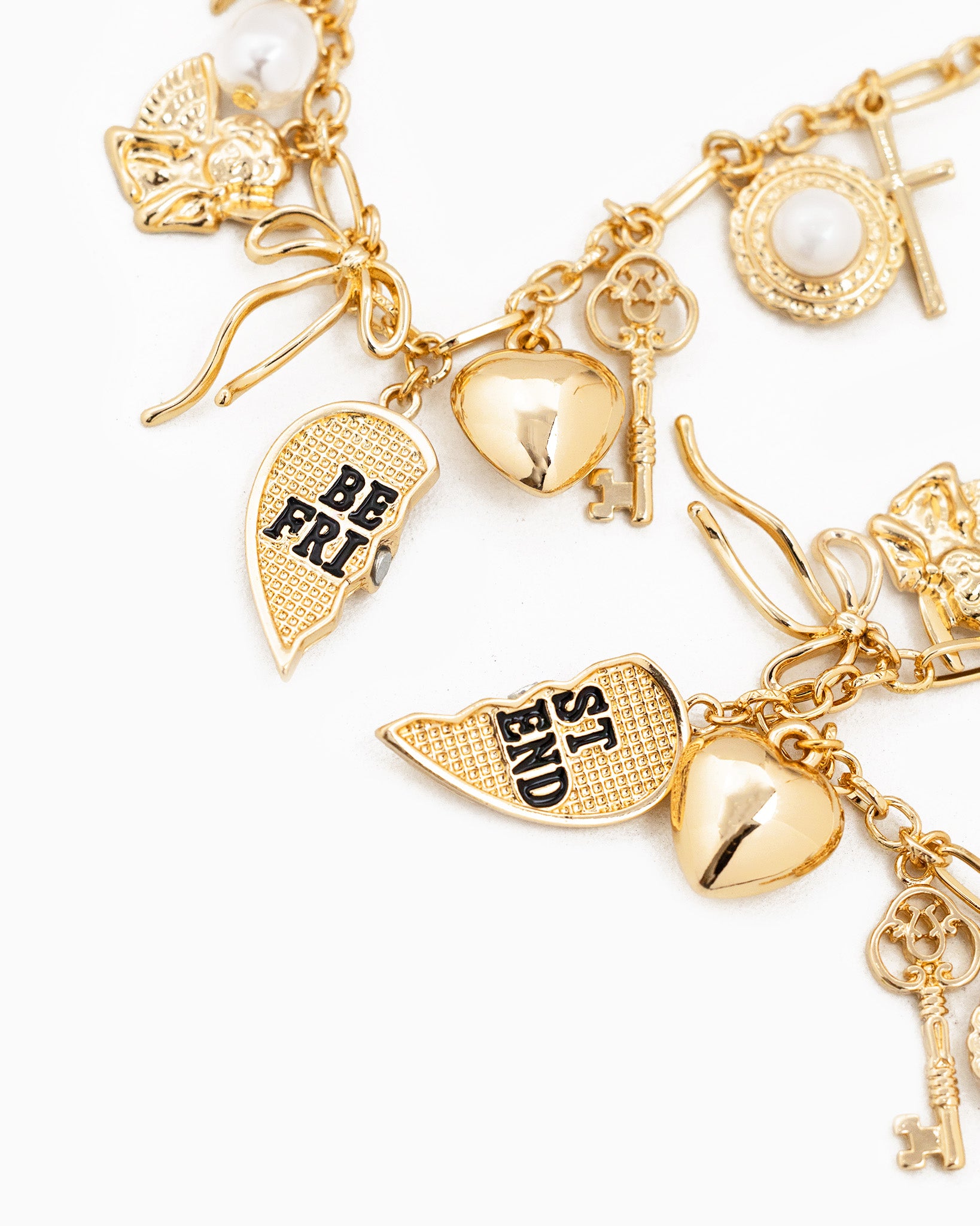 Matching BFF Charm Necklace Set
