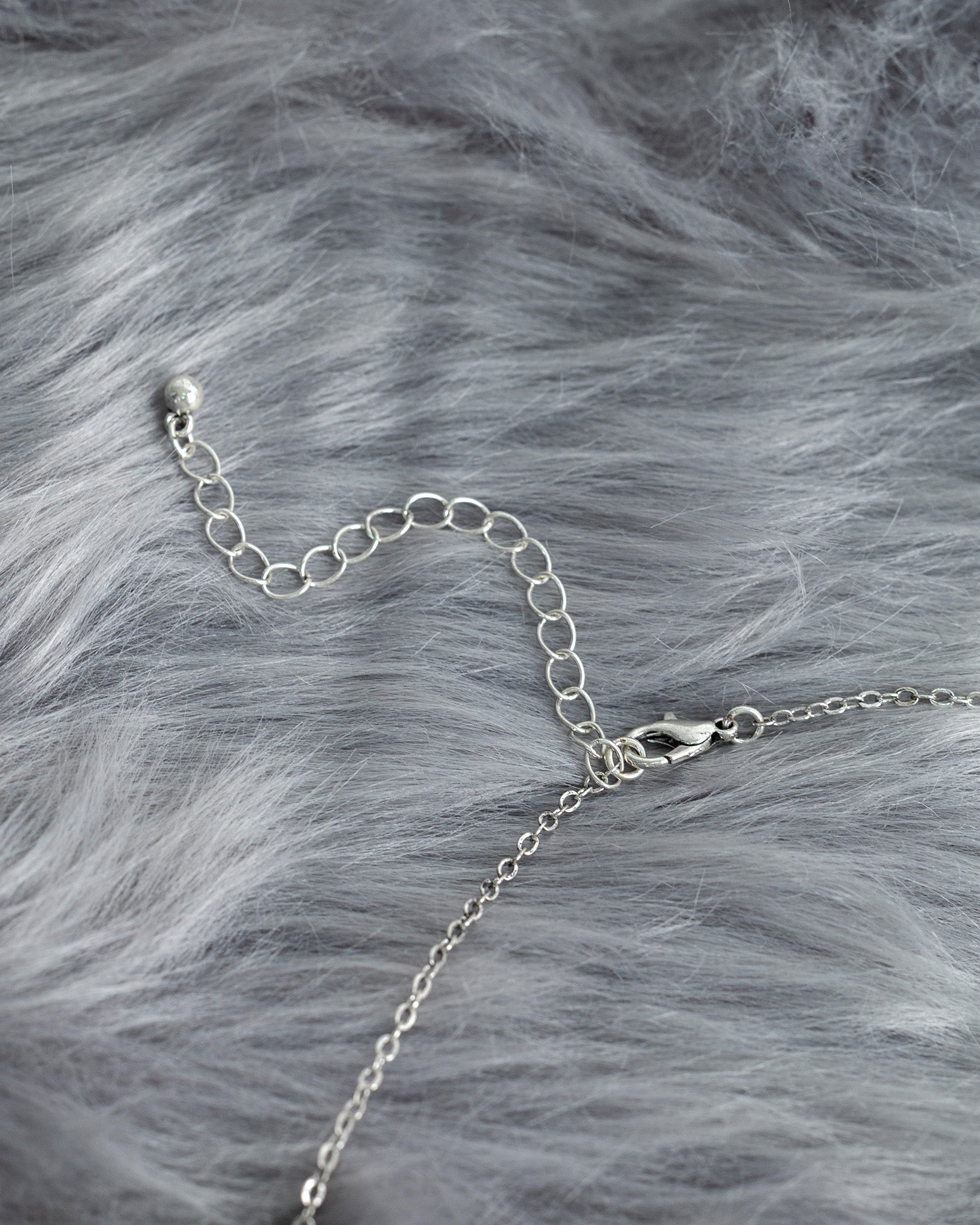 Vintage Raw Heart Metalic Necklace-4