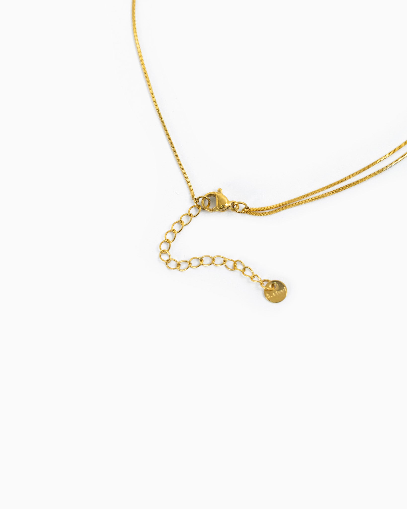 Stainless Y Drop Heart Pearl Necklace-3