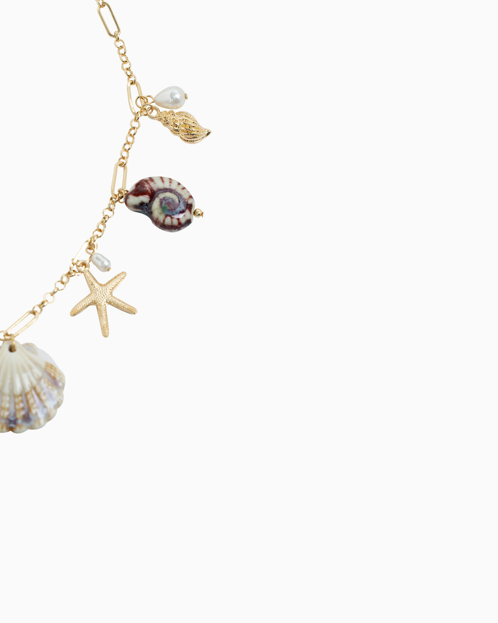 Beach Under the Sea 7 Charm Party Necklace