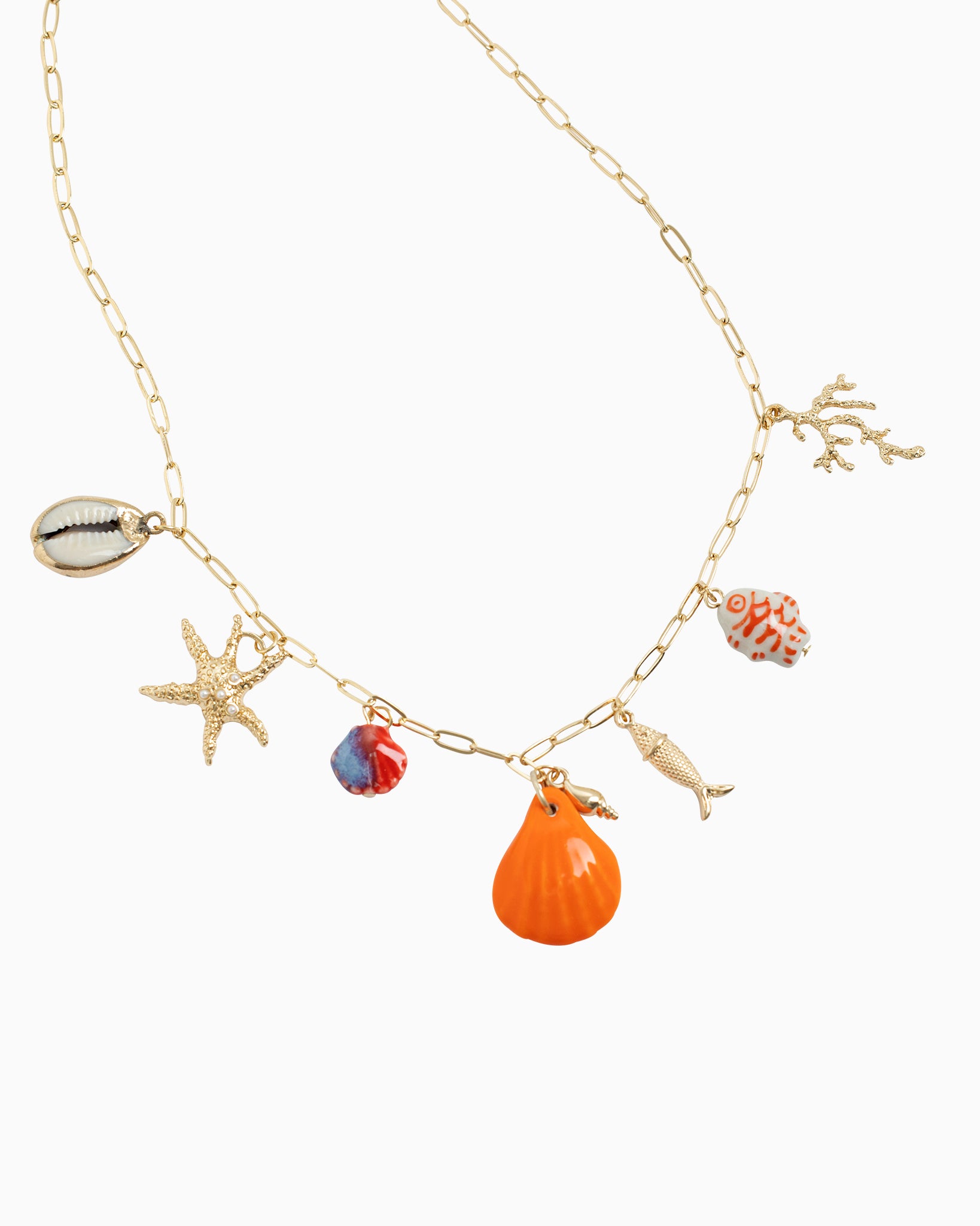 Beach Lucky Seaside Talisman Charm Necklace