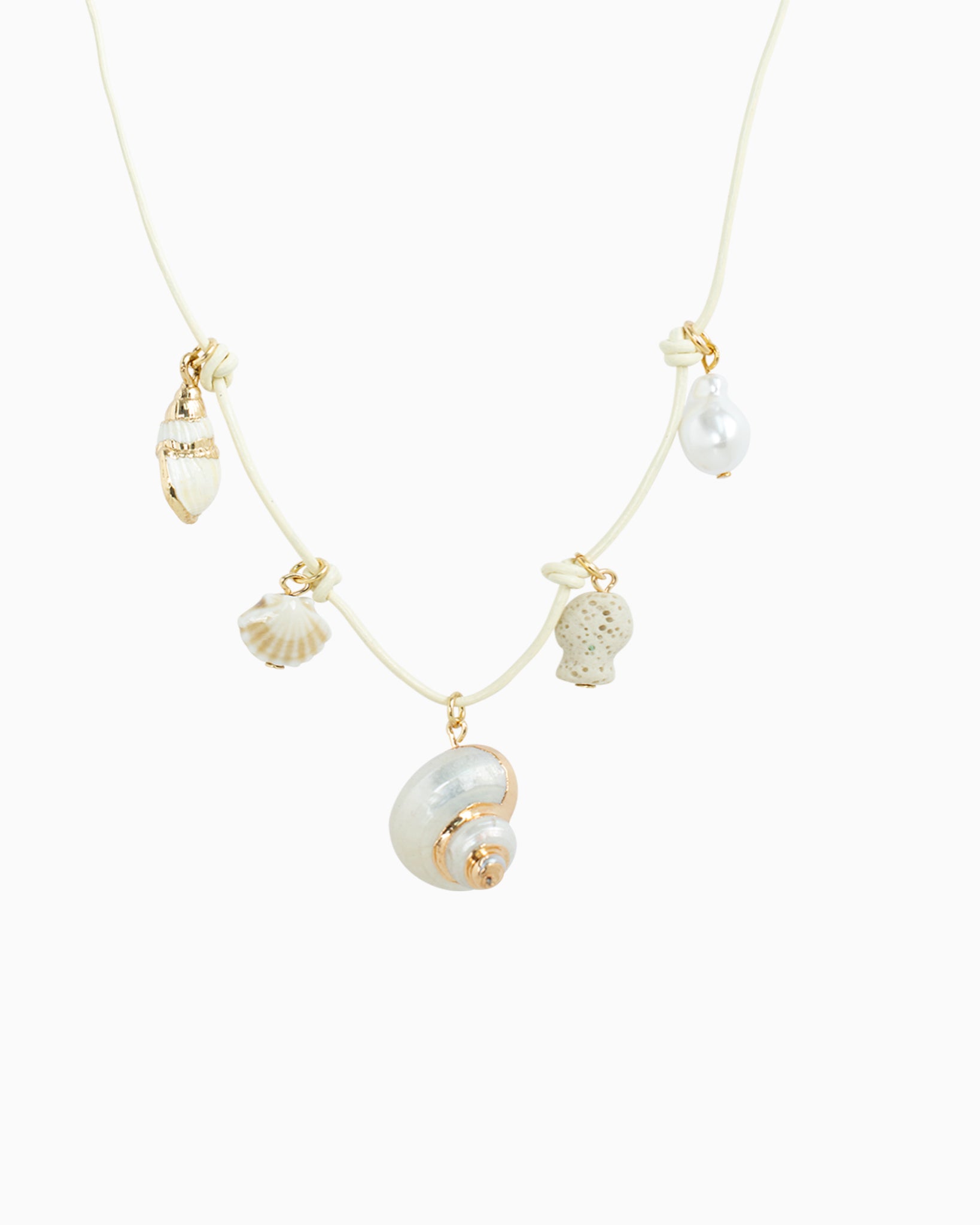 Sea Life Mineral Coast Charm Necklace