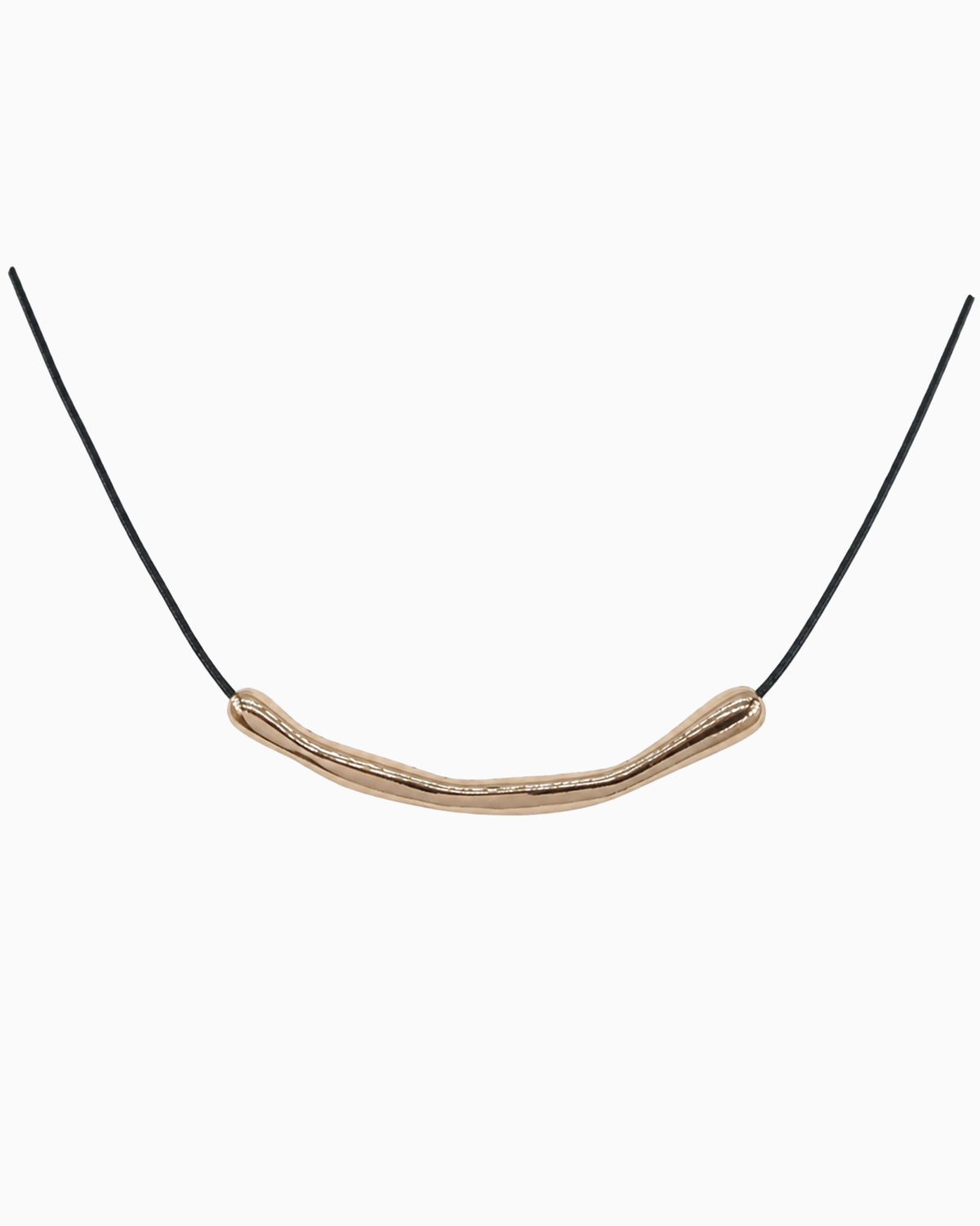 Organic Bar Wax Cord Necklace-2
