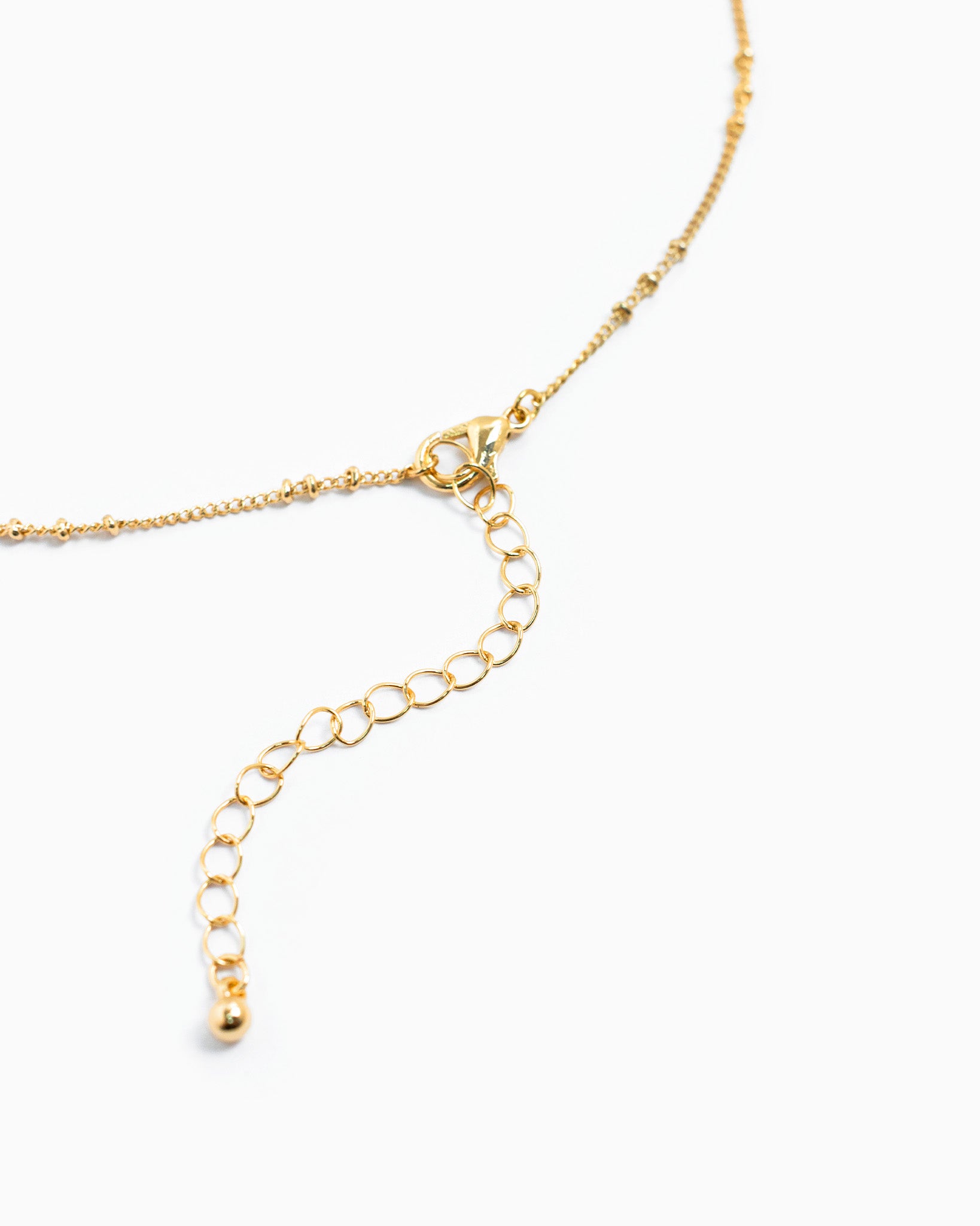 Lace Bow Ball Station Necklace