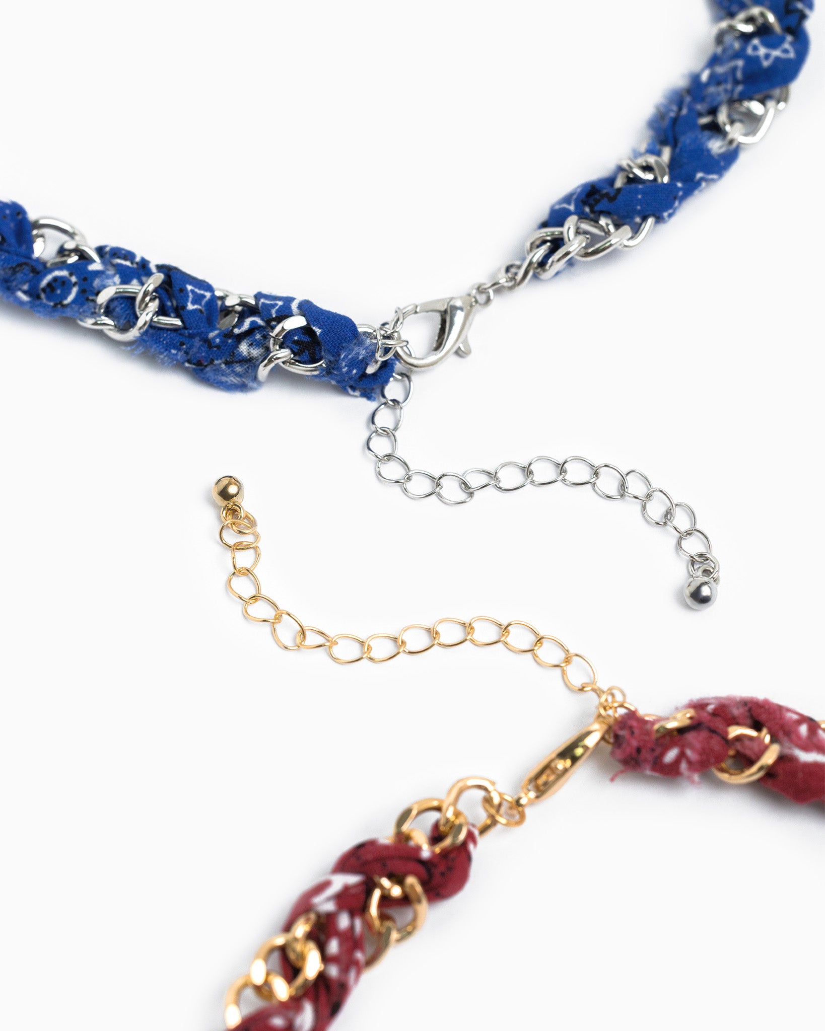 Paisley Scarf Western Concho Multi Charm Necklace