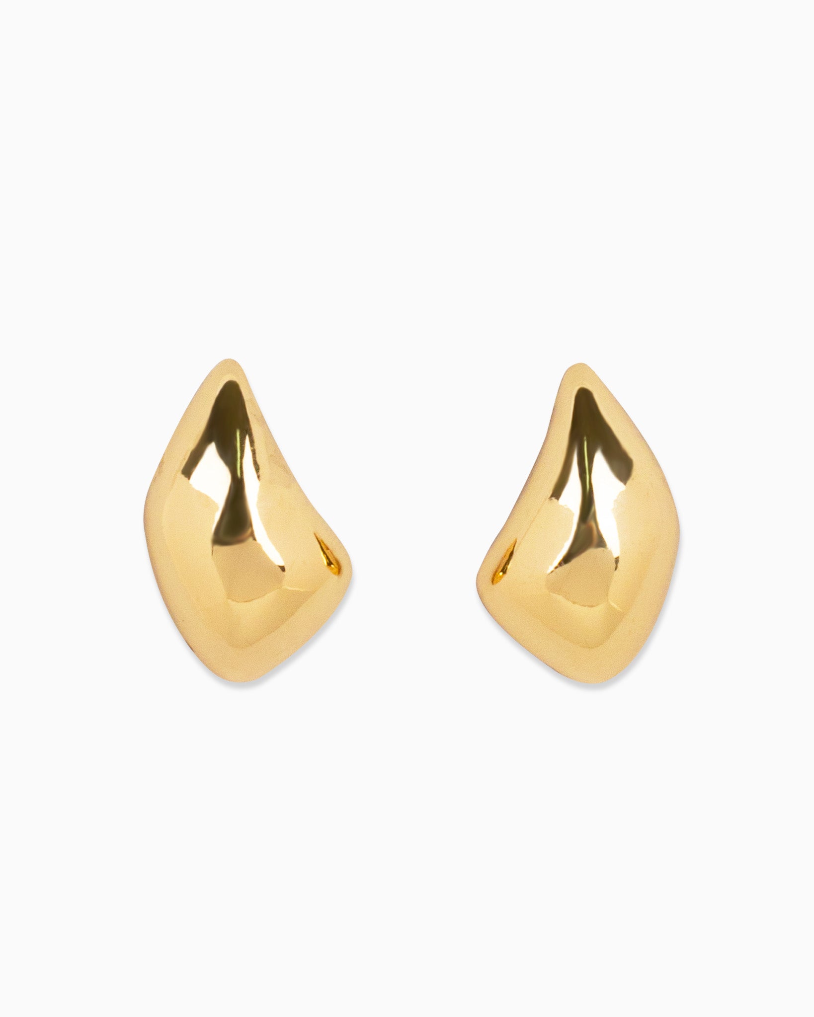 Abstract Bold Gold Hoop Set, Set of 3