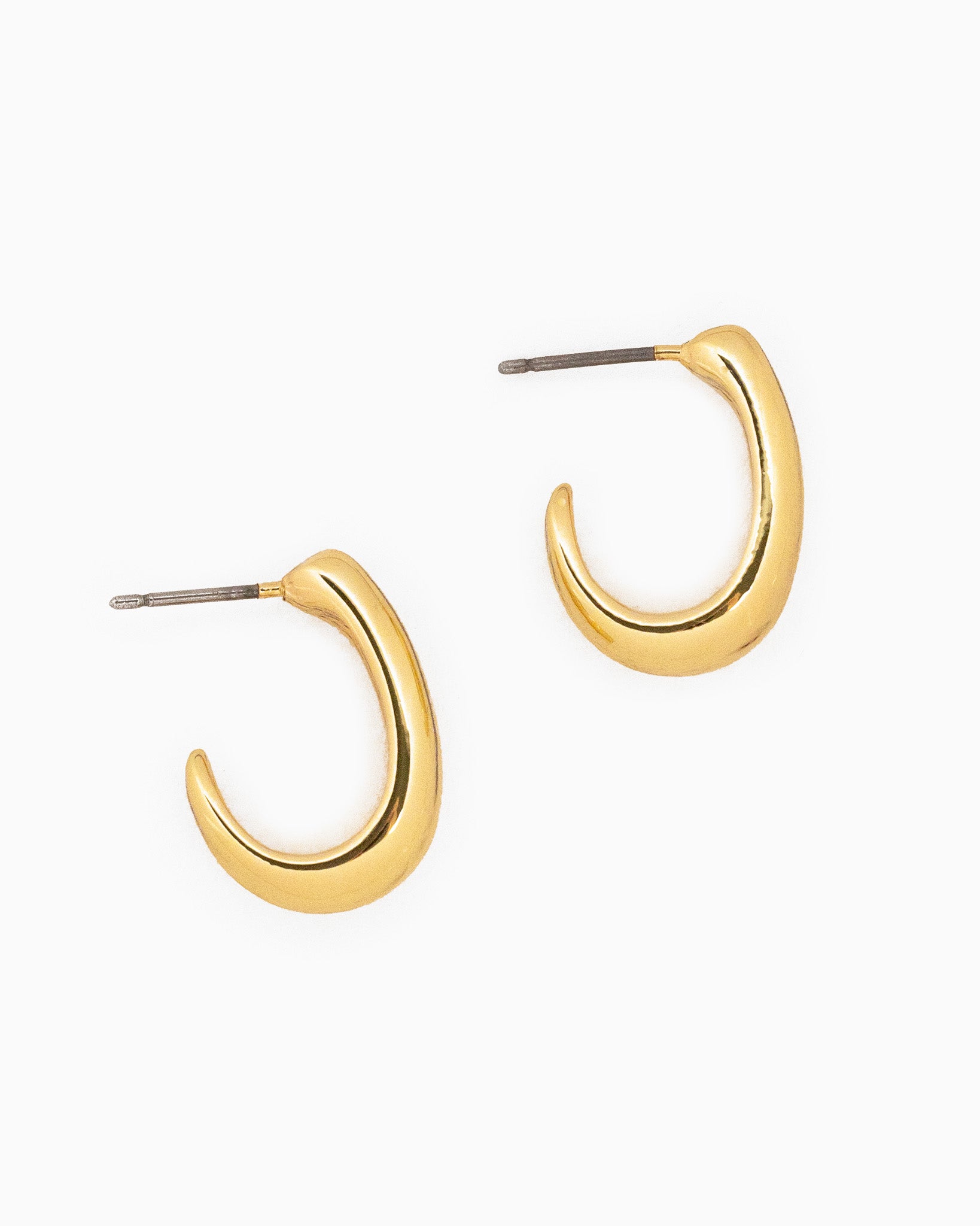 Abstract Bold Gold Hoop Set, Set of 3