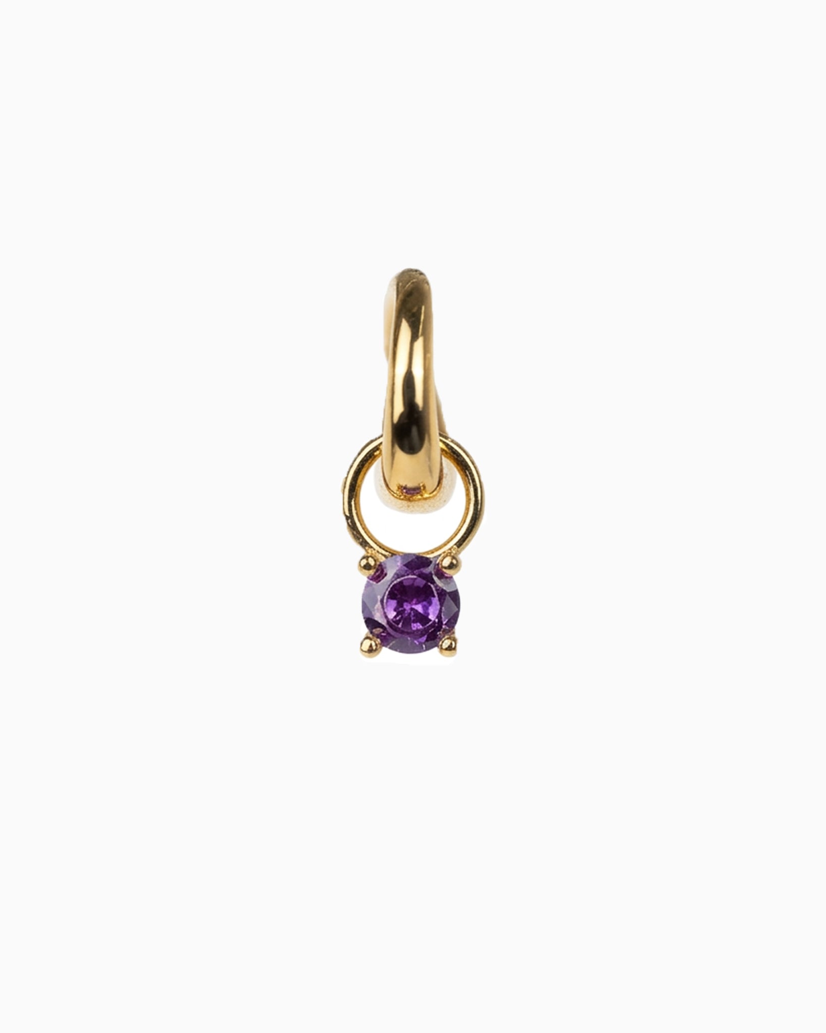Birthstone Charm – February Amethyst