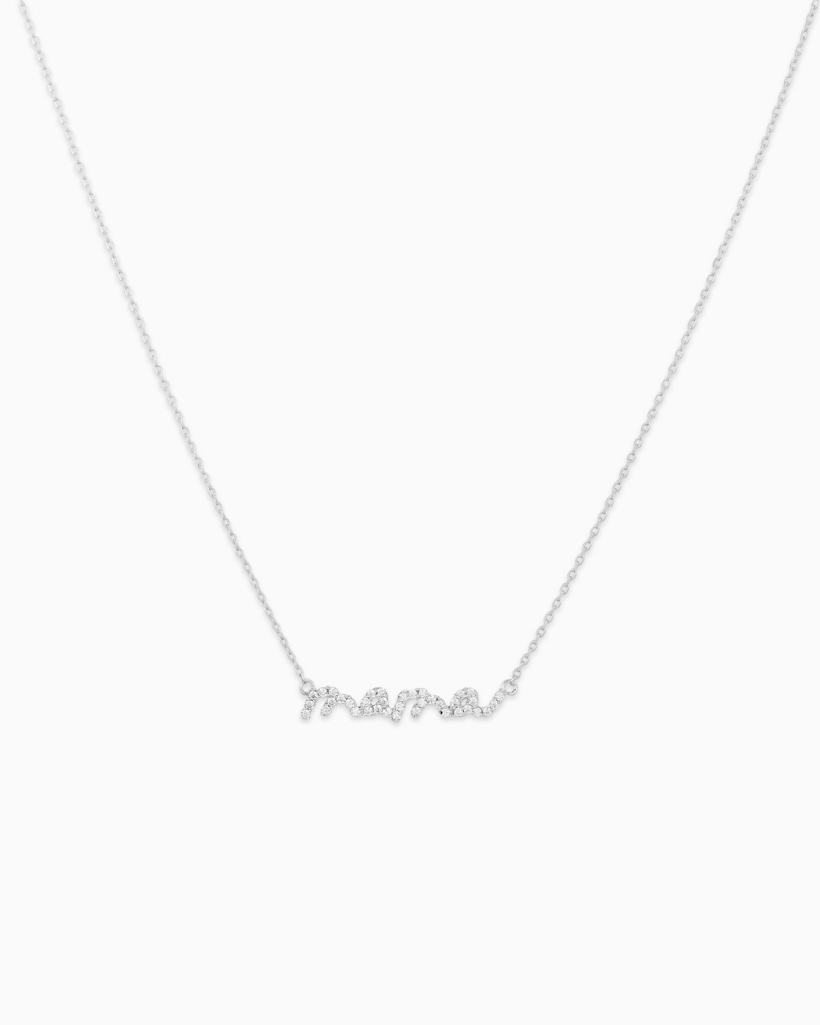 Cursive Mama Necklace