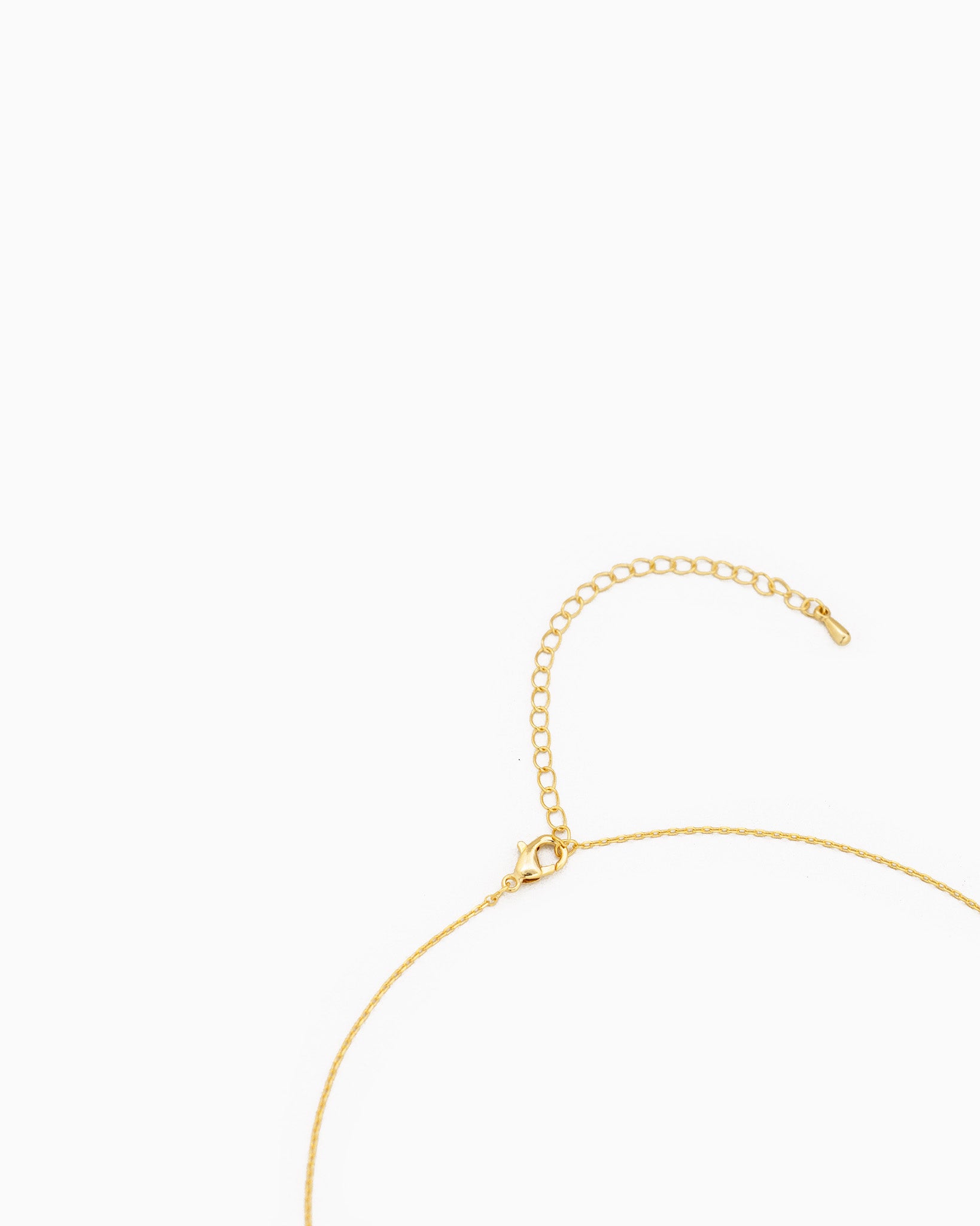 MAMA Rectangle CZ Frame Pendant Necklace