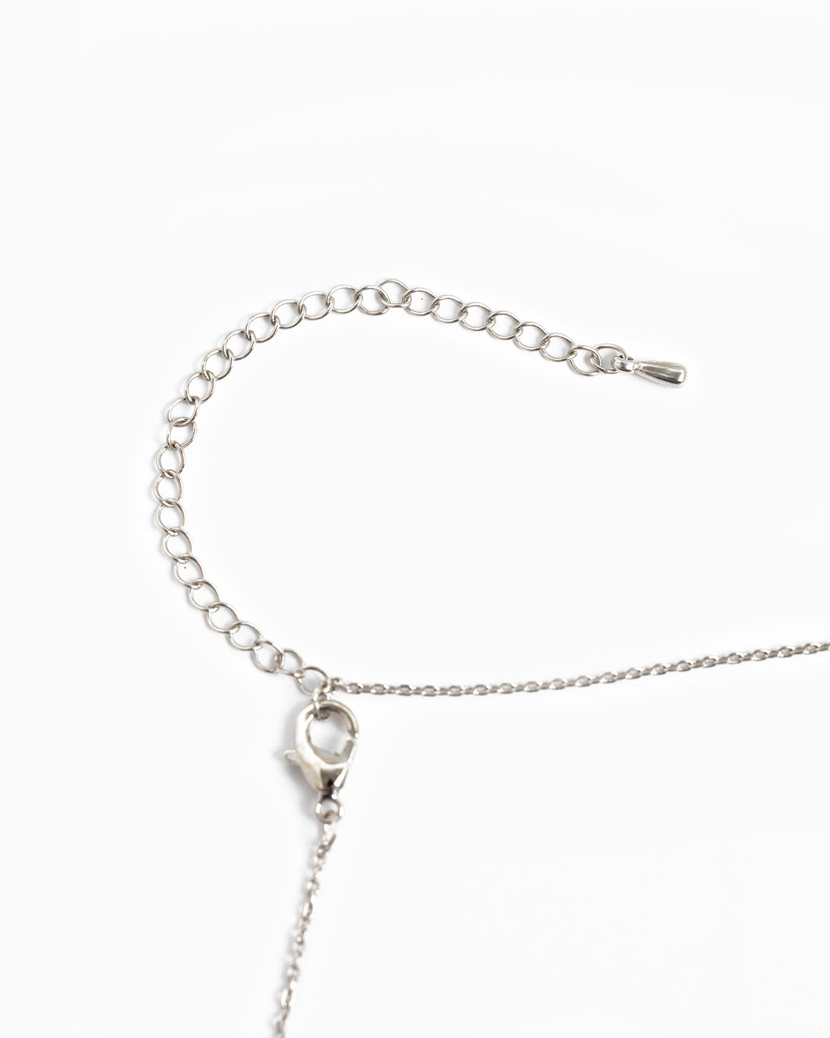 Two Tone Pearl Cross Necklace