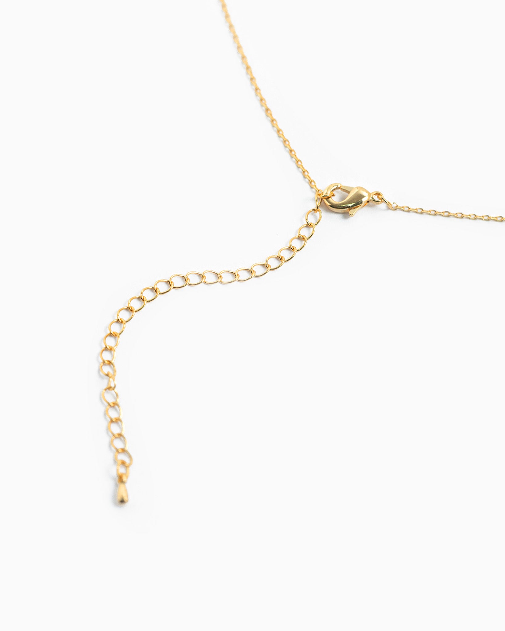 Triple Crystal Flower CZ Necklace-4