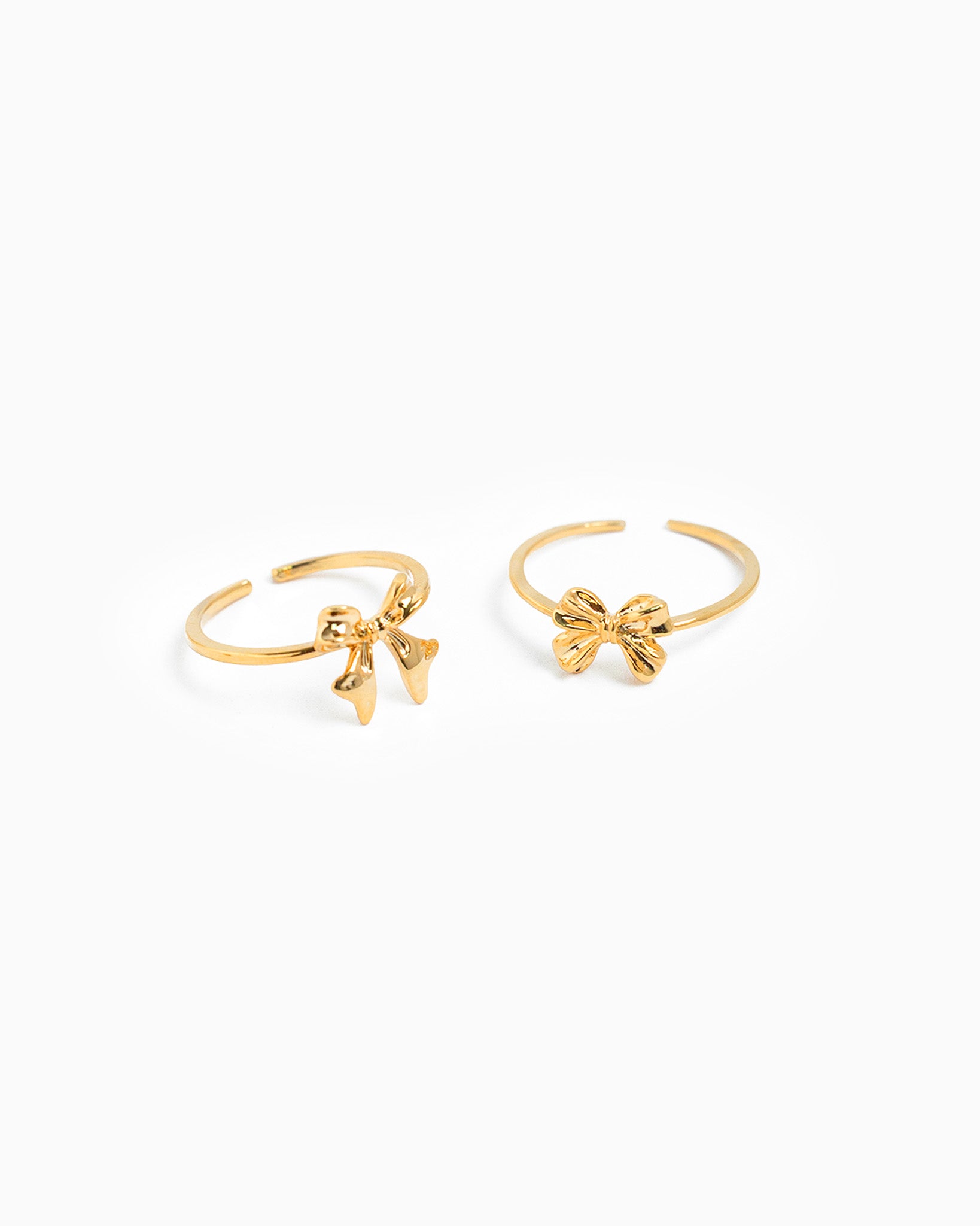 Bow Charm Open Ring