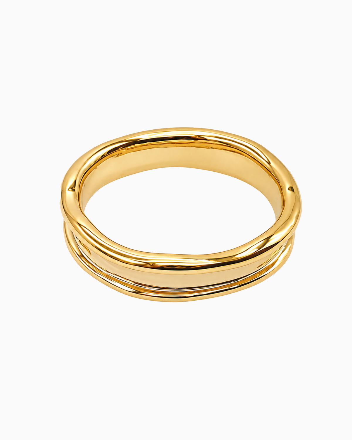 Organic Sculpted Band Ring
