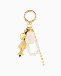 Iridescent Fish Pearl Loop Coastal Bag Charm