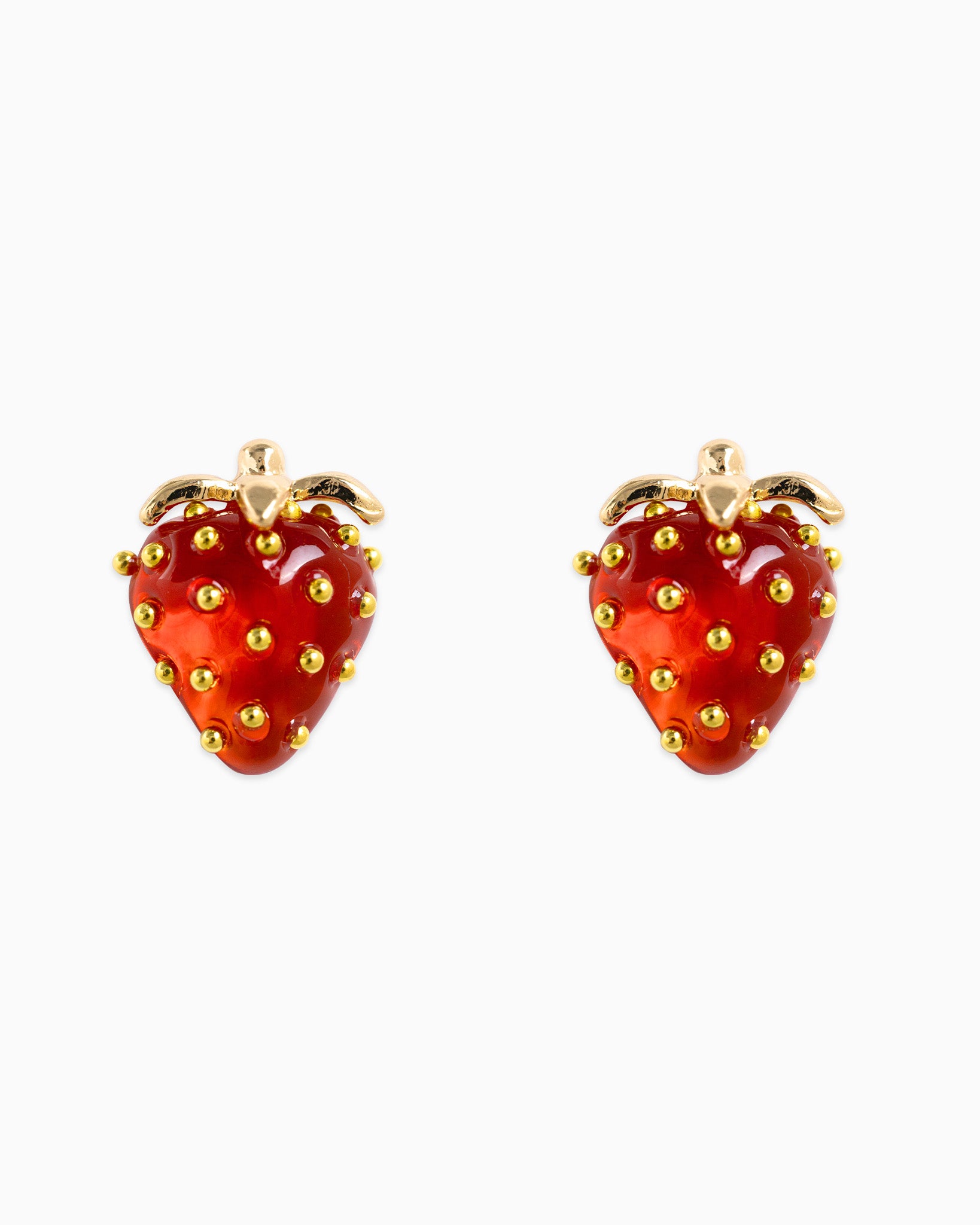 Fruity Strawberry Stud Earrings