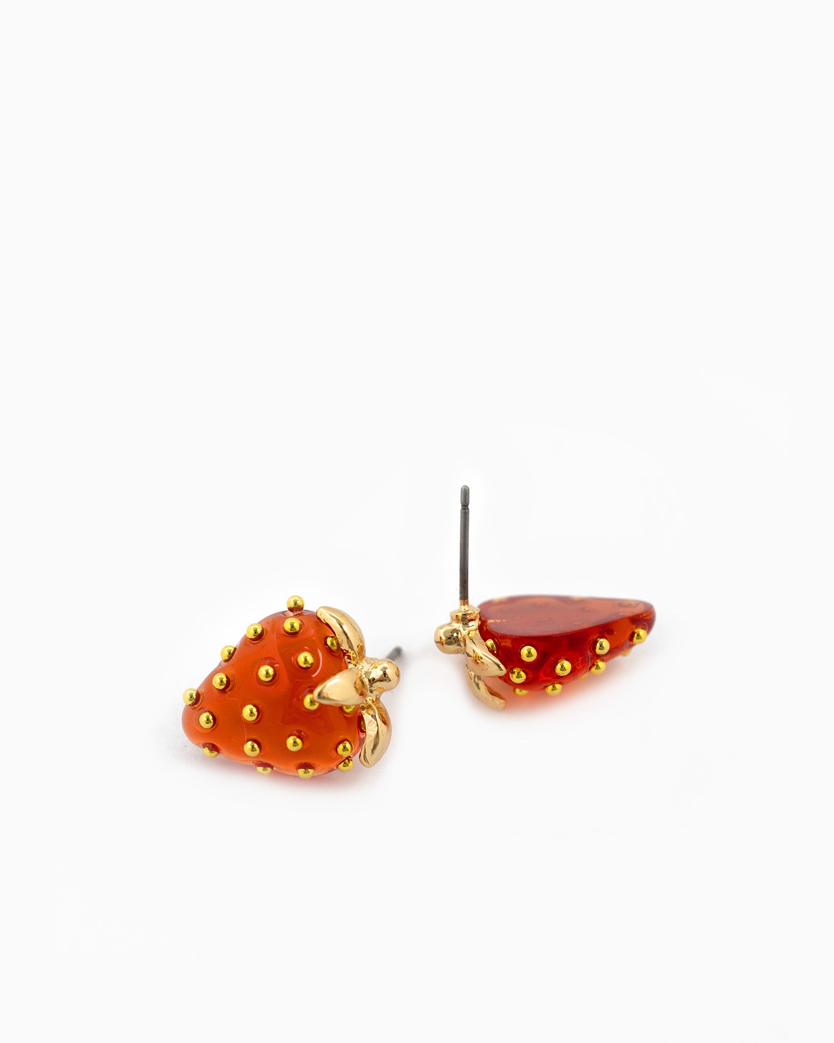 Fruity Strawberry Stud Earrings