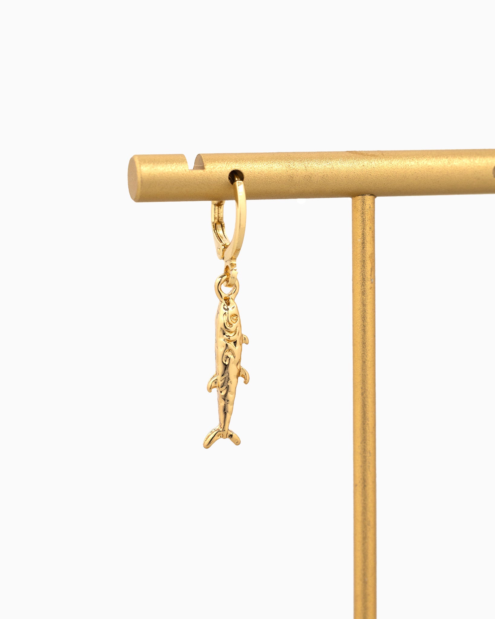 Sea Life Sardine Fish Drop Earrings