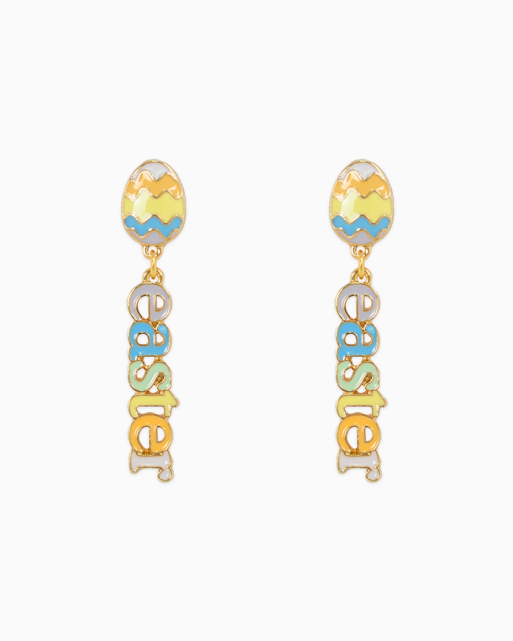 Happy Easter Letter Drop Earrings