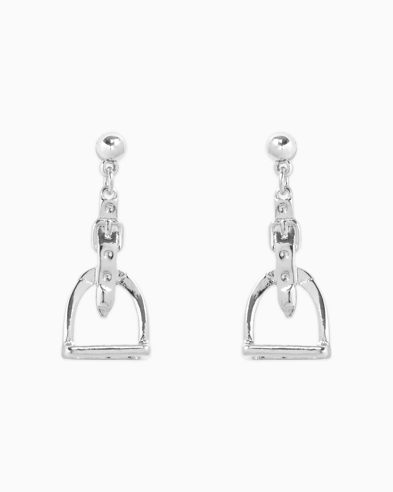Western Stirrup Belt Drop Earrings