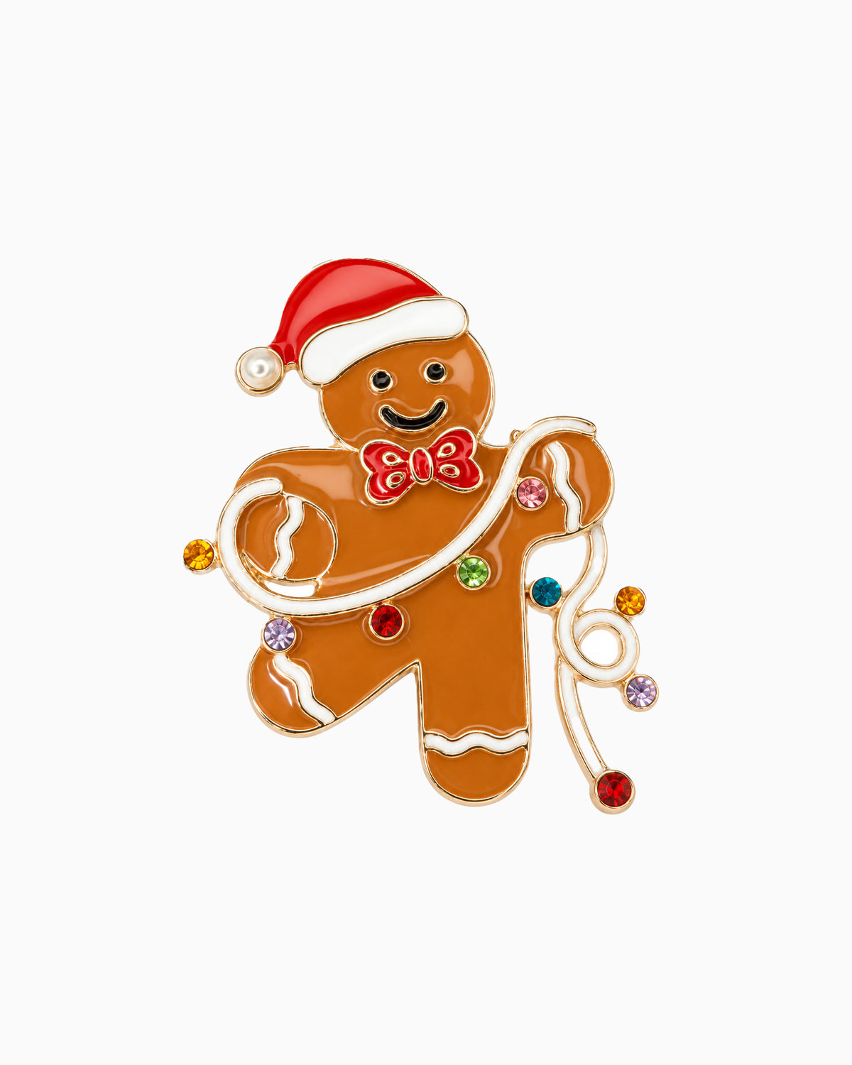 Christmas Gingerbread Brooch-1