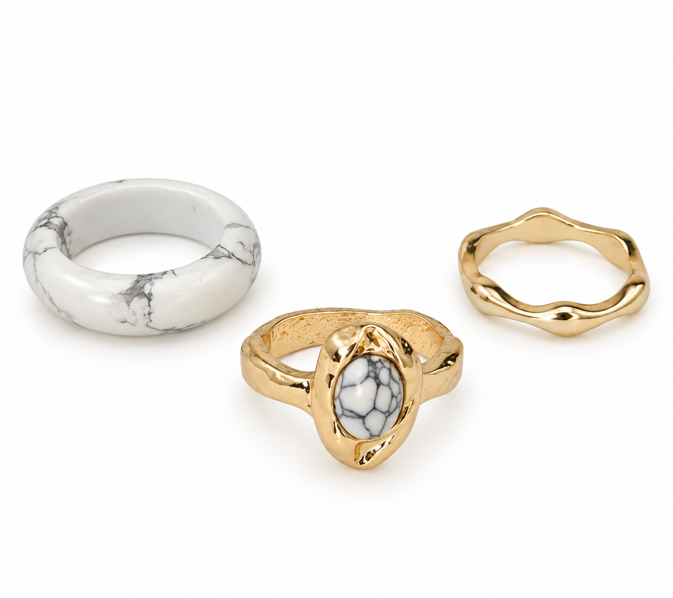 3 Set Organic Mixed Rings-3