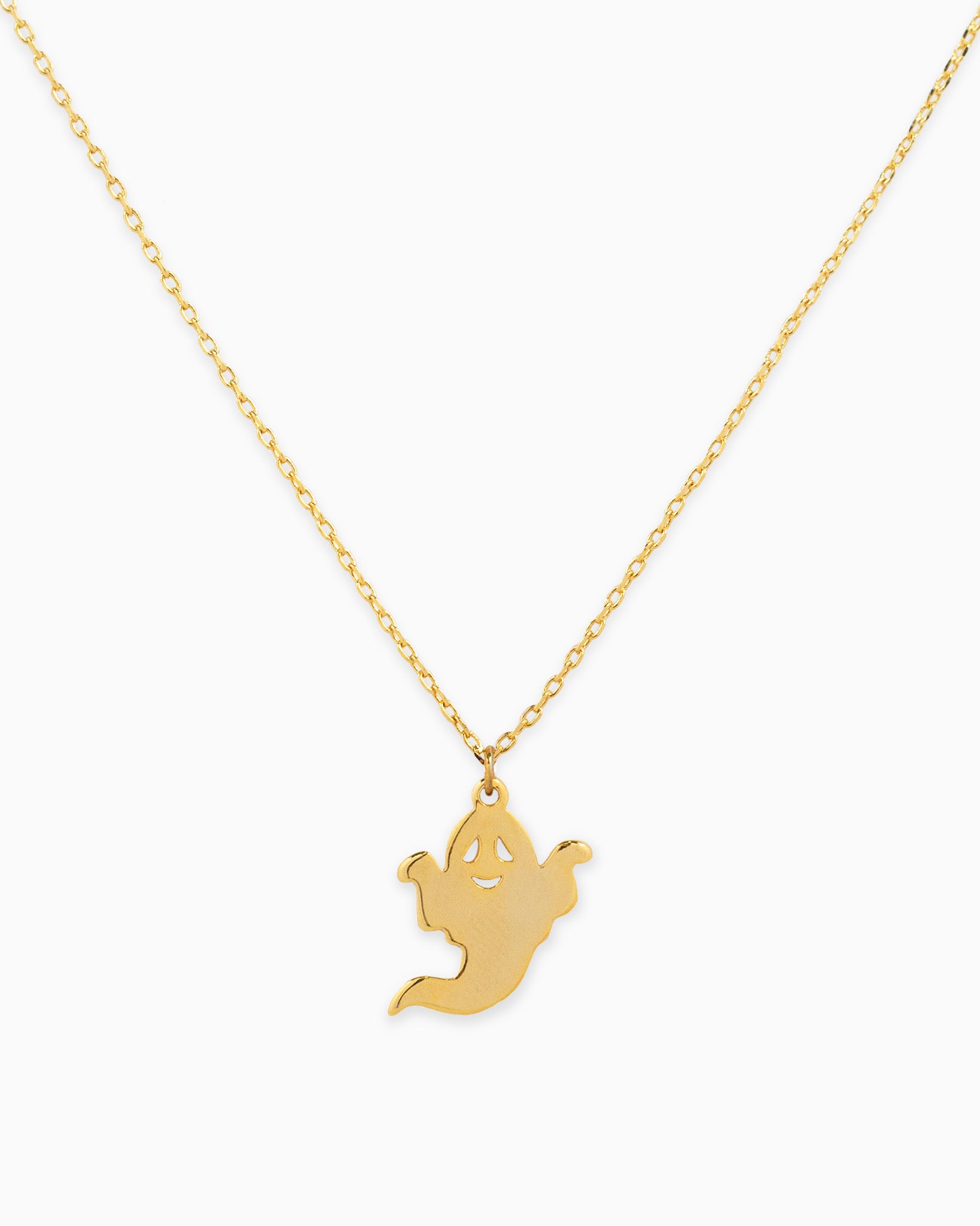 Cute Halloween Ghost Pendant Necklace