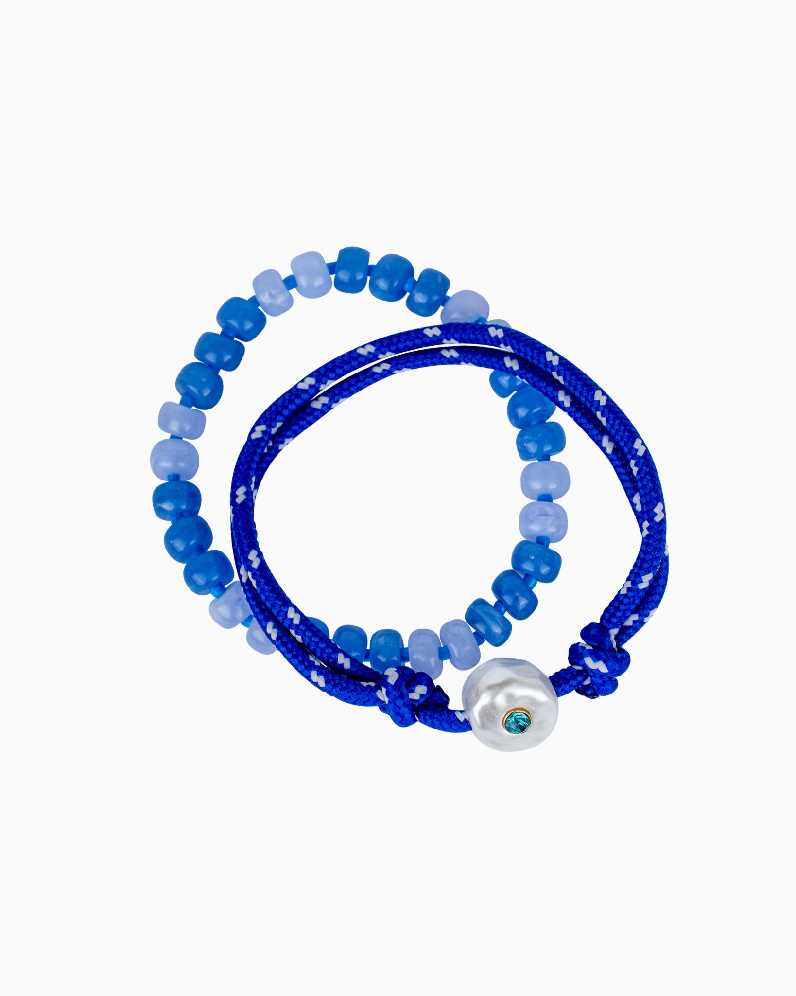 Shell Color Beaded Rope Bracelet Set 2