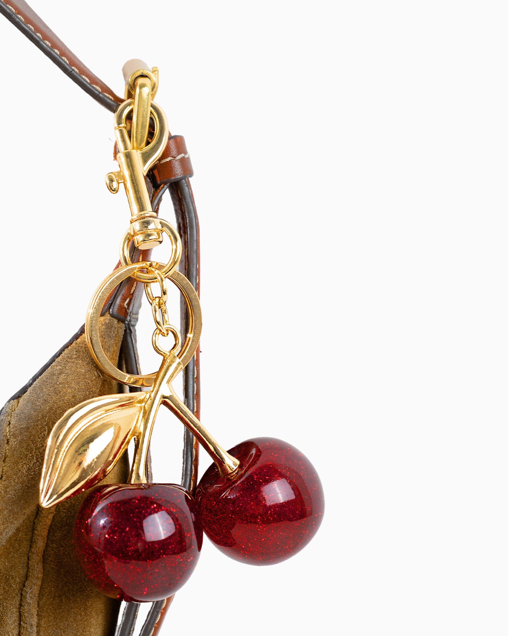 Glossy Cherry Bag Charm-2