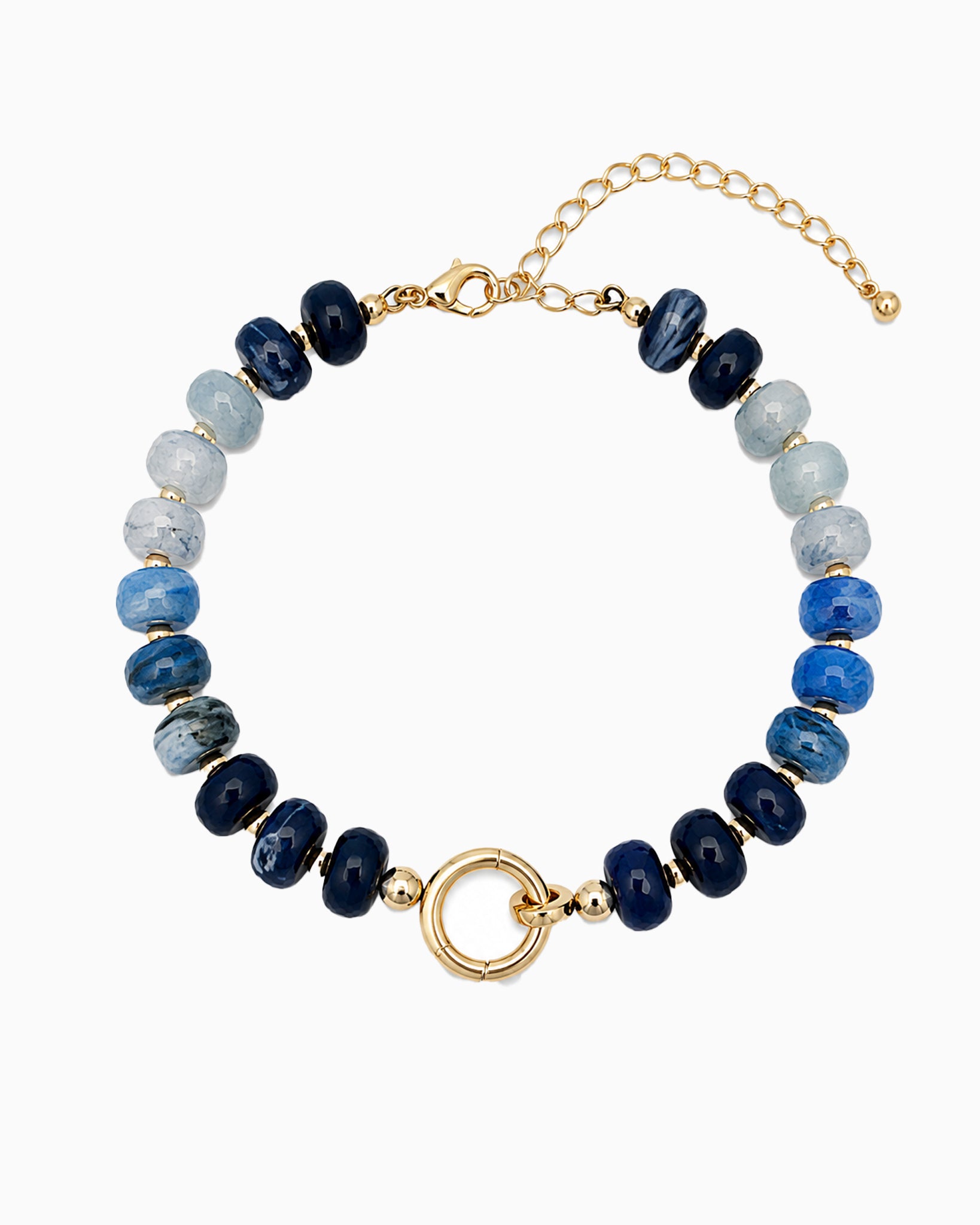 Summer Marble Bead Clasp Bracelet
