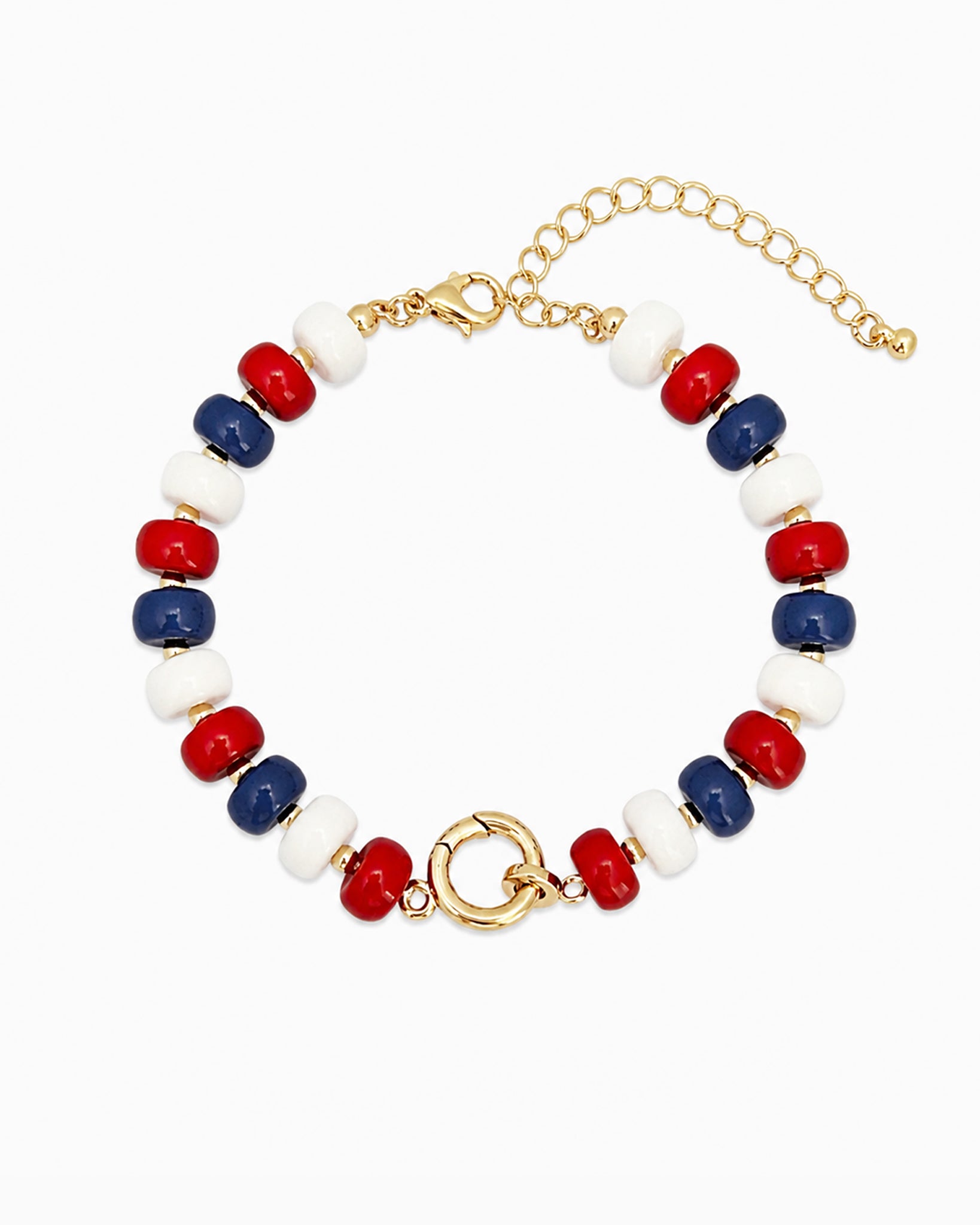 Americana Marble Bead Bracelet