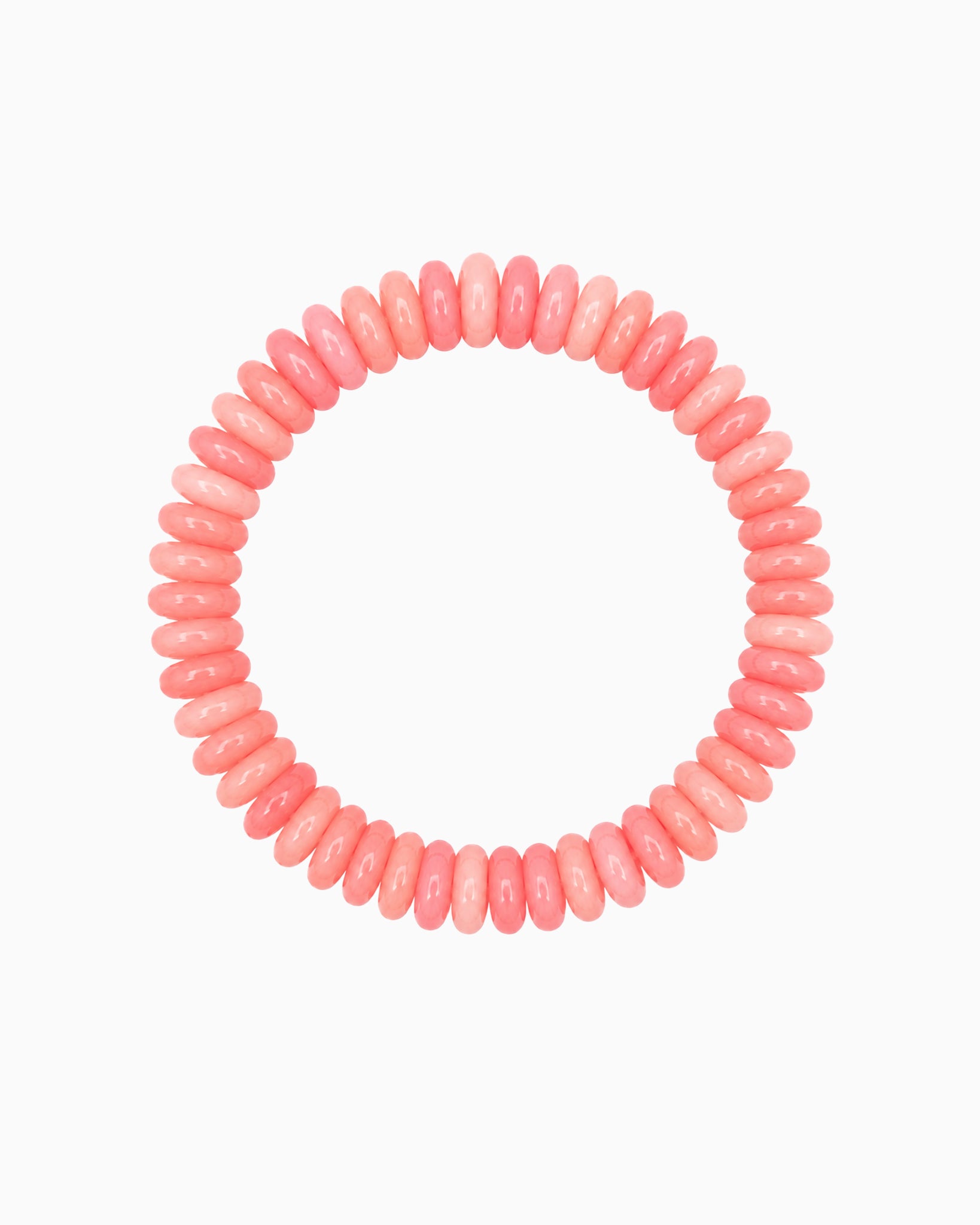 Summer Wide Disc Marble Beaded Stretch Bracelets-7