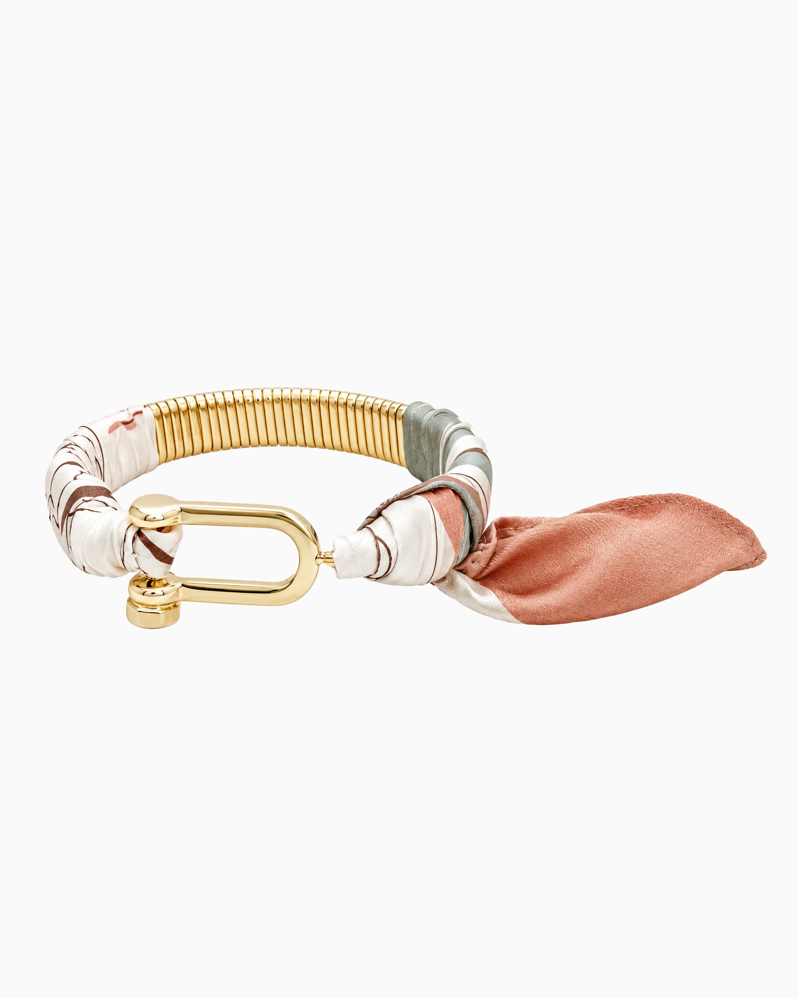 Horsebit Scarf Bangle Bracelet