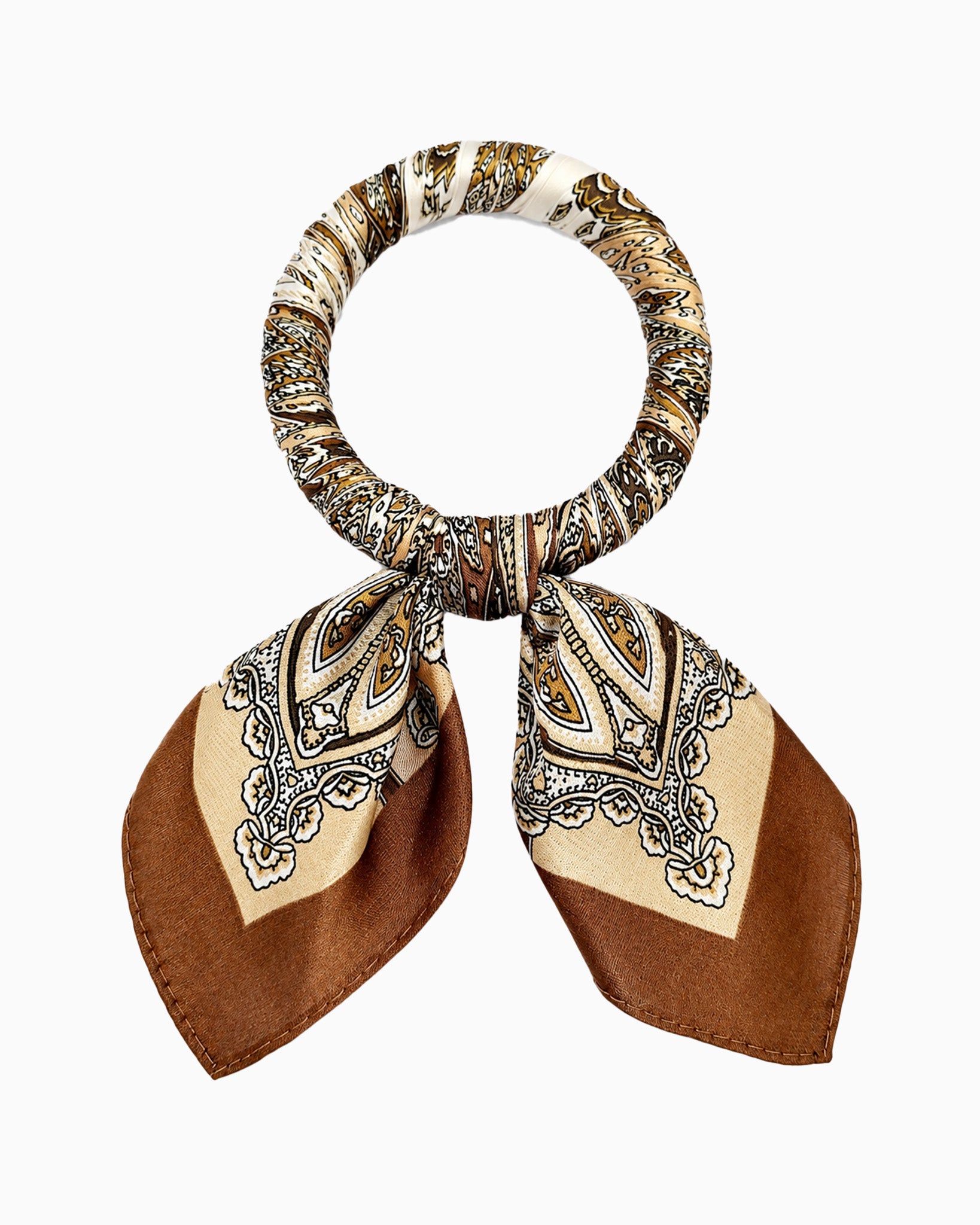 Scarf Wrapped Statement Bangle-3