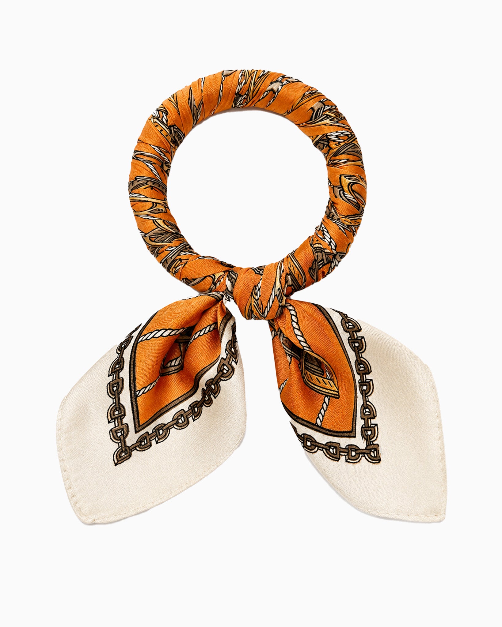 Scarf Wrapped Statement Bangle-5