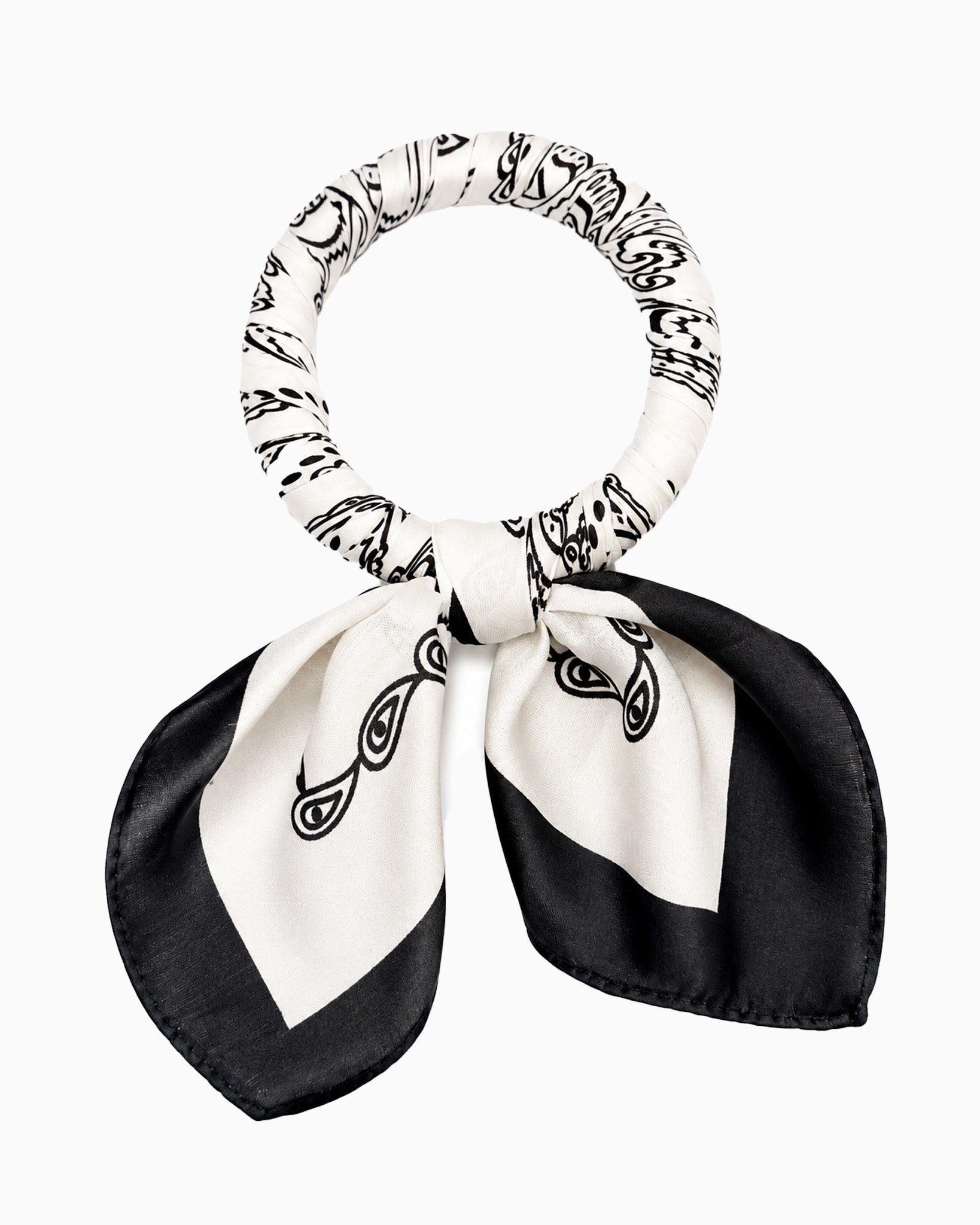 Scarf Wrapped Statement Bangle-4