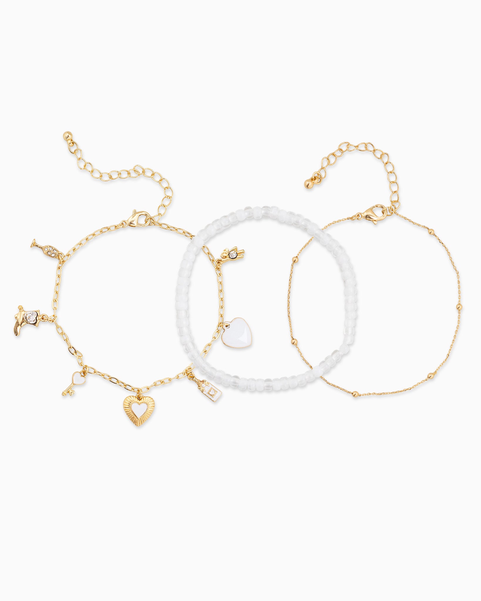 Valentine Color Mix Bracelet Set of 3