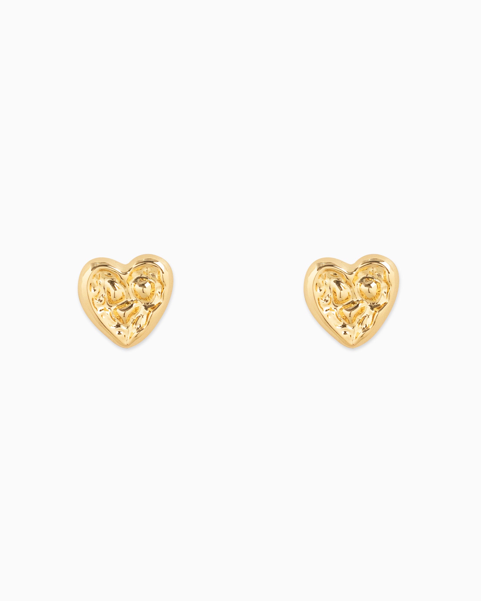 Abstract Heart Shape Stud Earrings