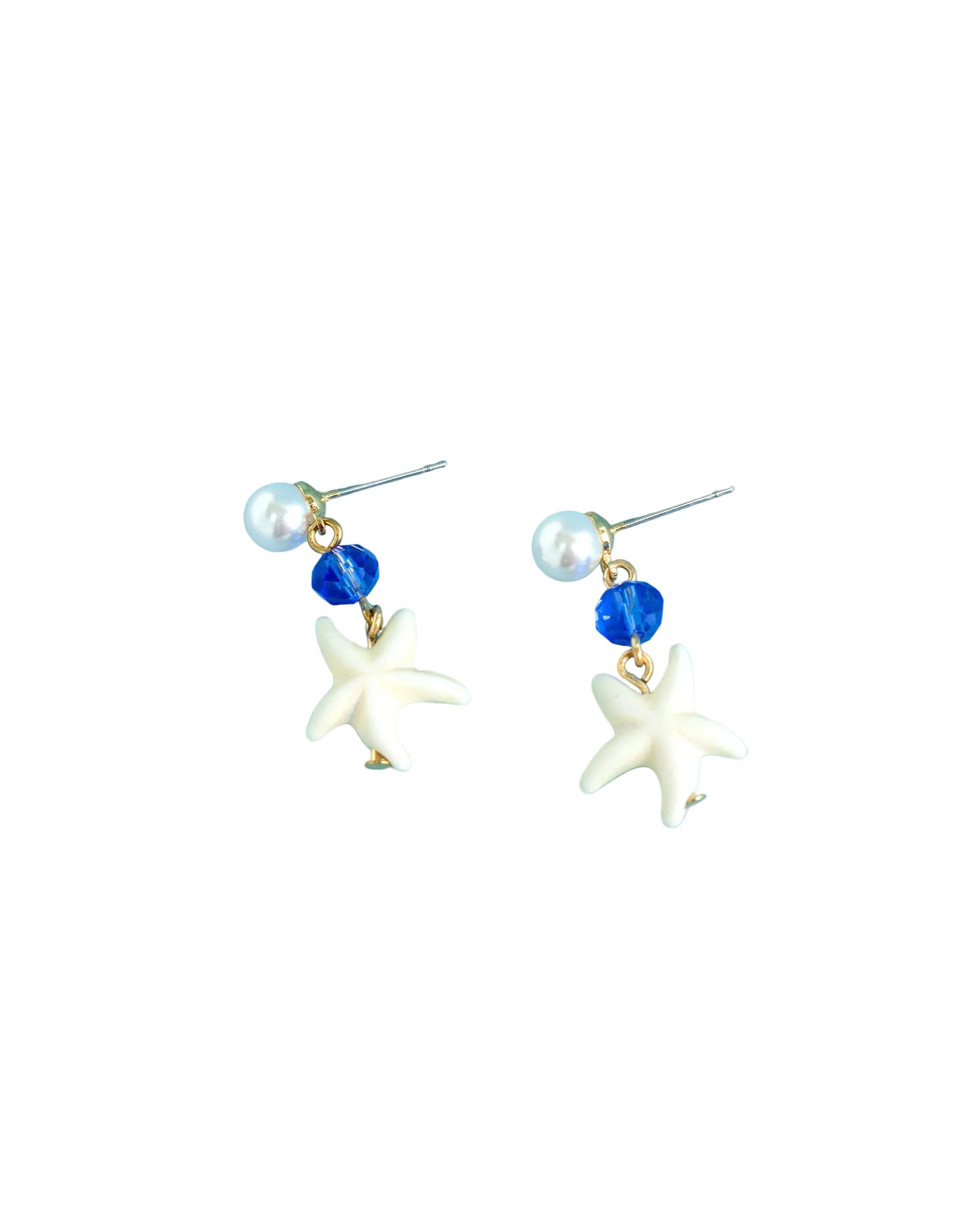Sea Starfish Sparkle Drop Earrings